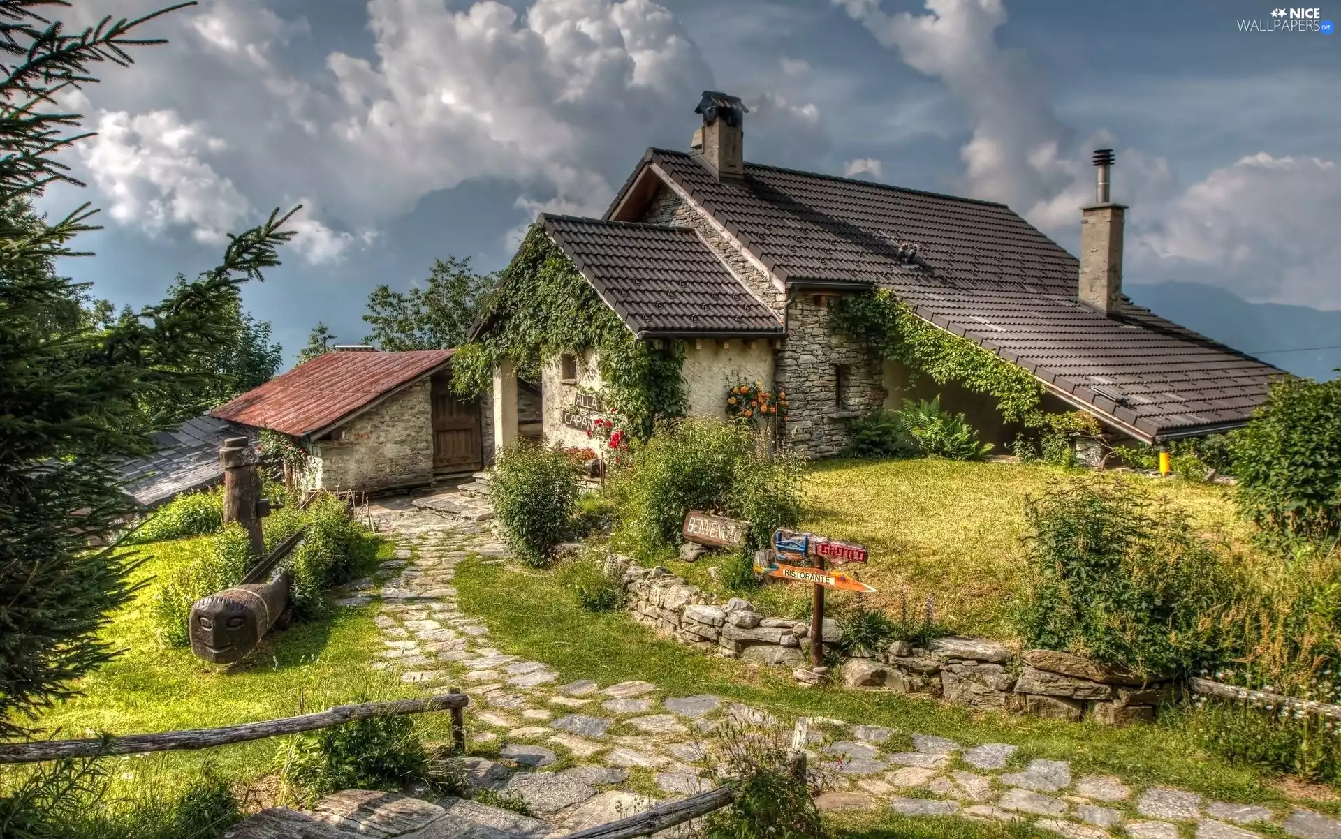 Switzerland, Hotel hall, Monte di Comino