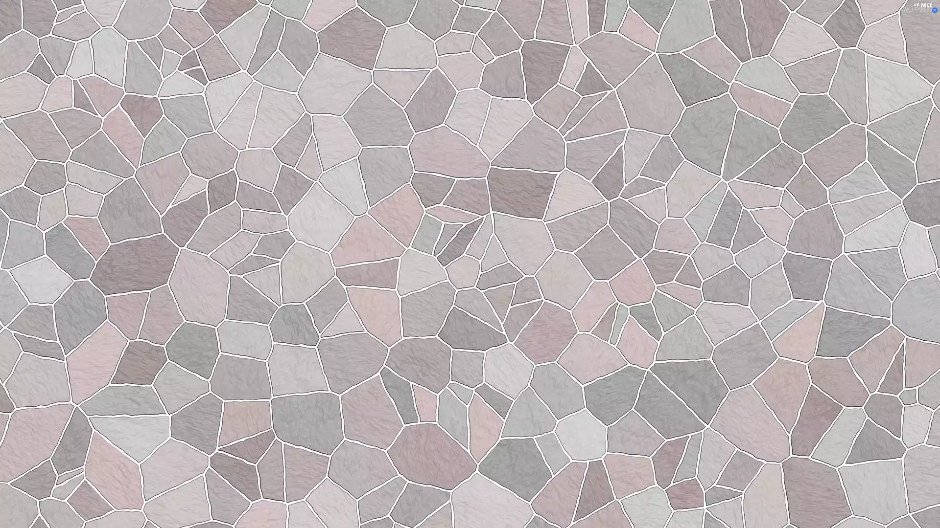 Mosaic, texture, Gray