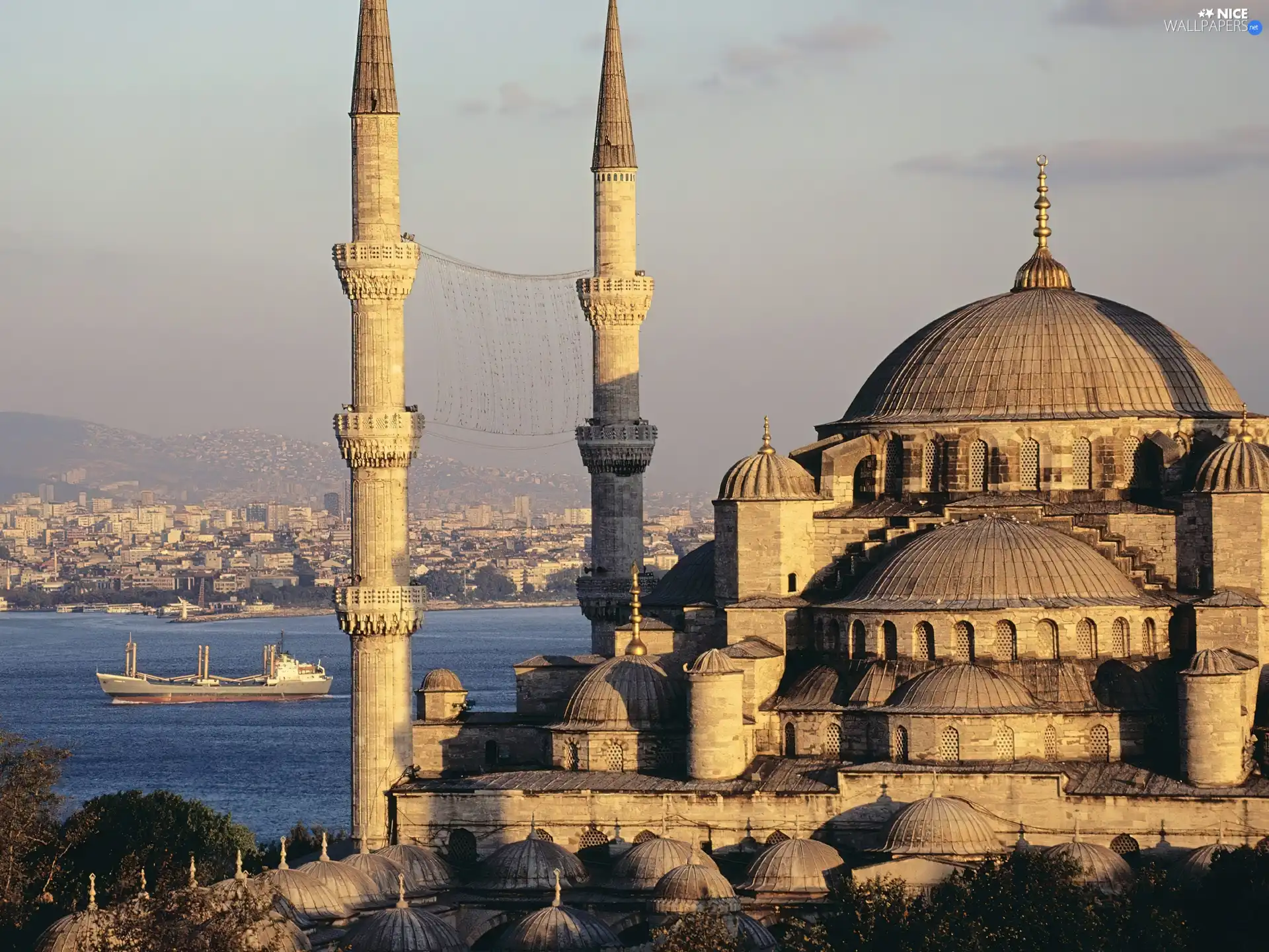 Turkey, blue, mosque, Istanbul