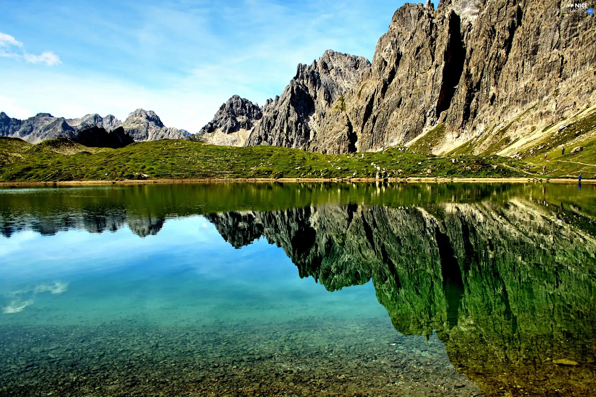 Mountains, beatyfull, lake