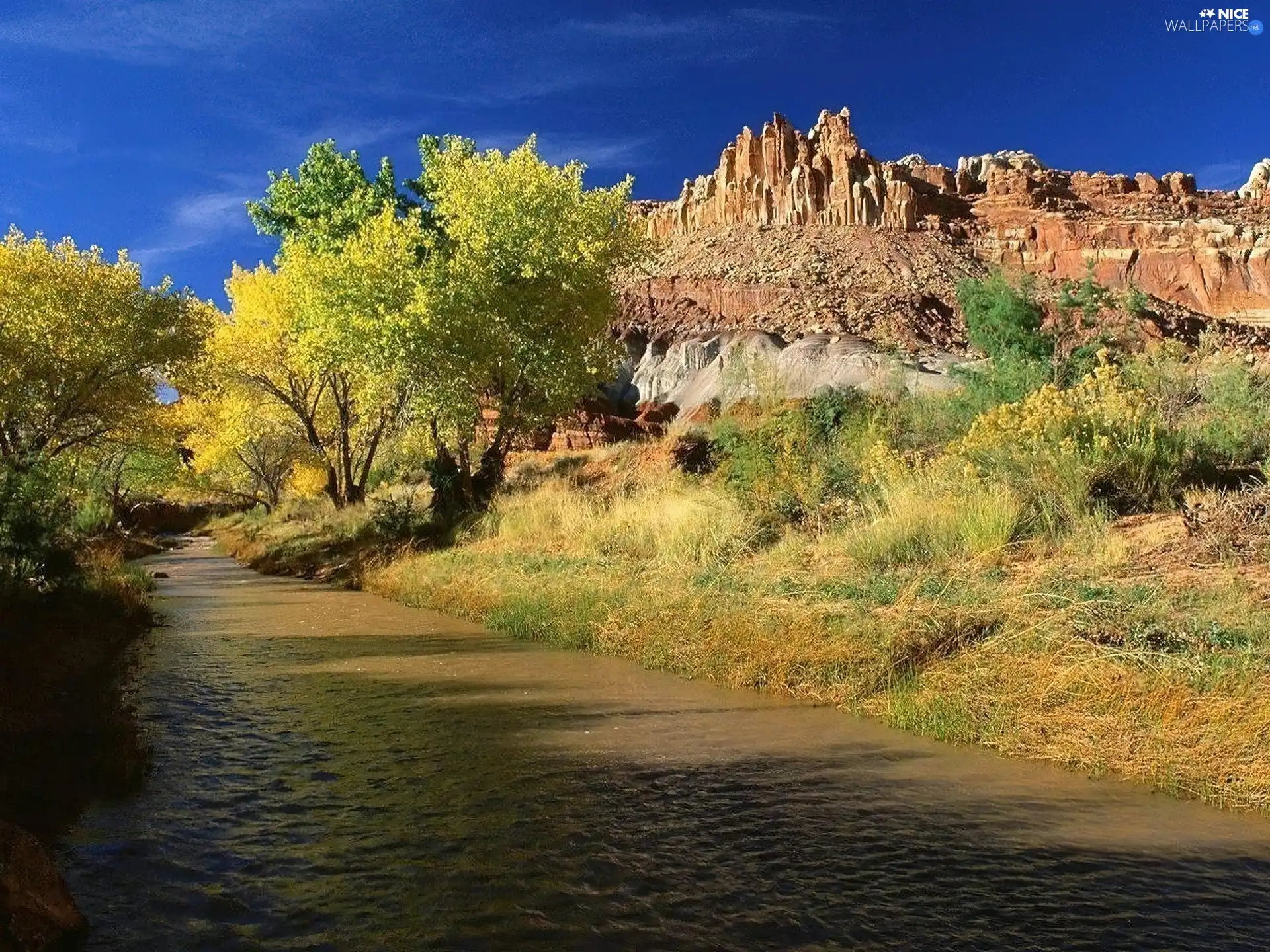 River, Mountains