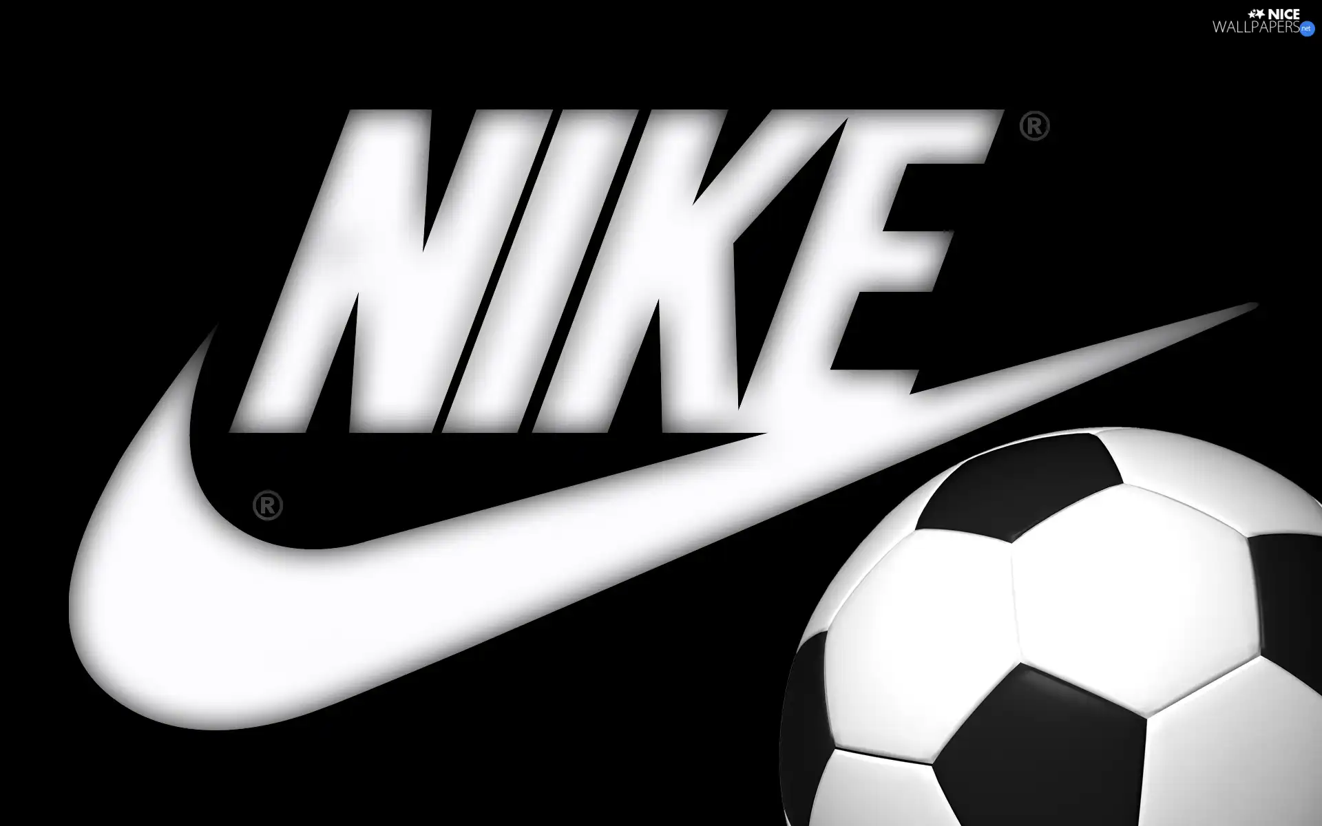 Nike, Ball, background, logo, Black