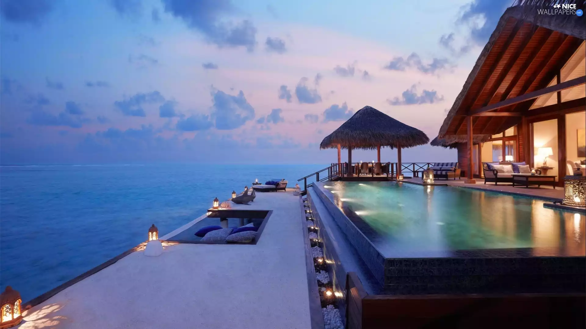 Ocean, house, terrace