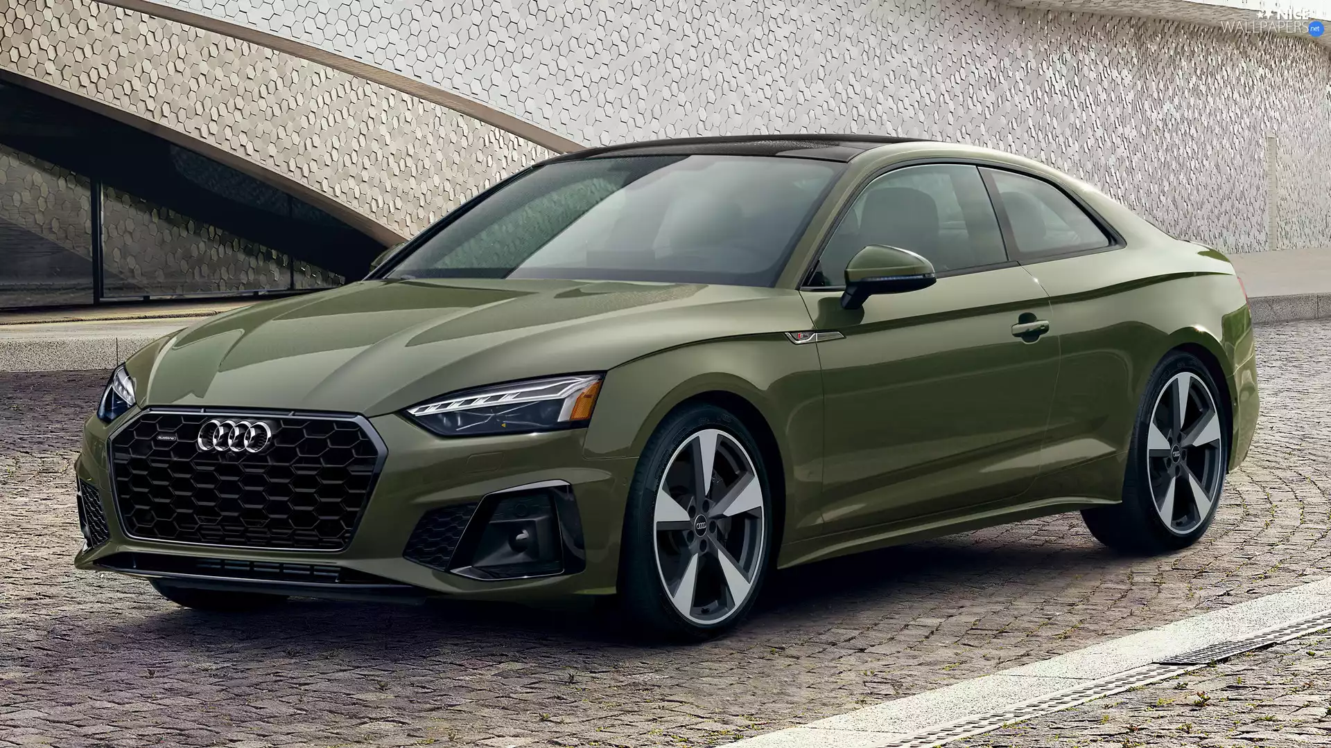 green ones, Audi A5, coupe