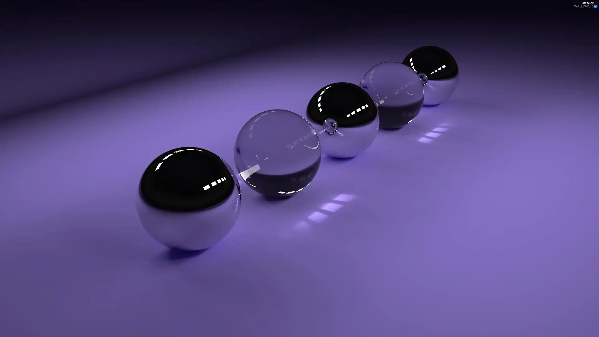 glass, Orbs