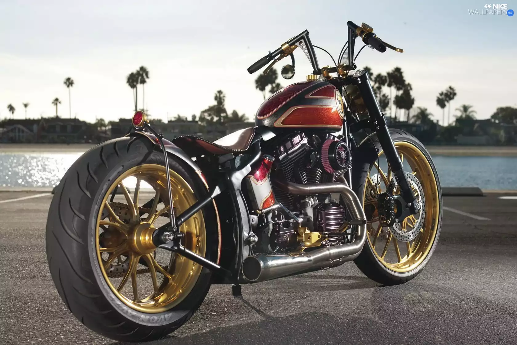 water, motor-bike, parking