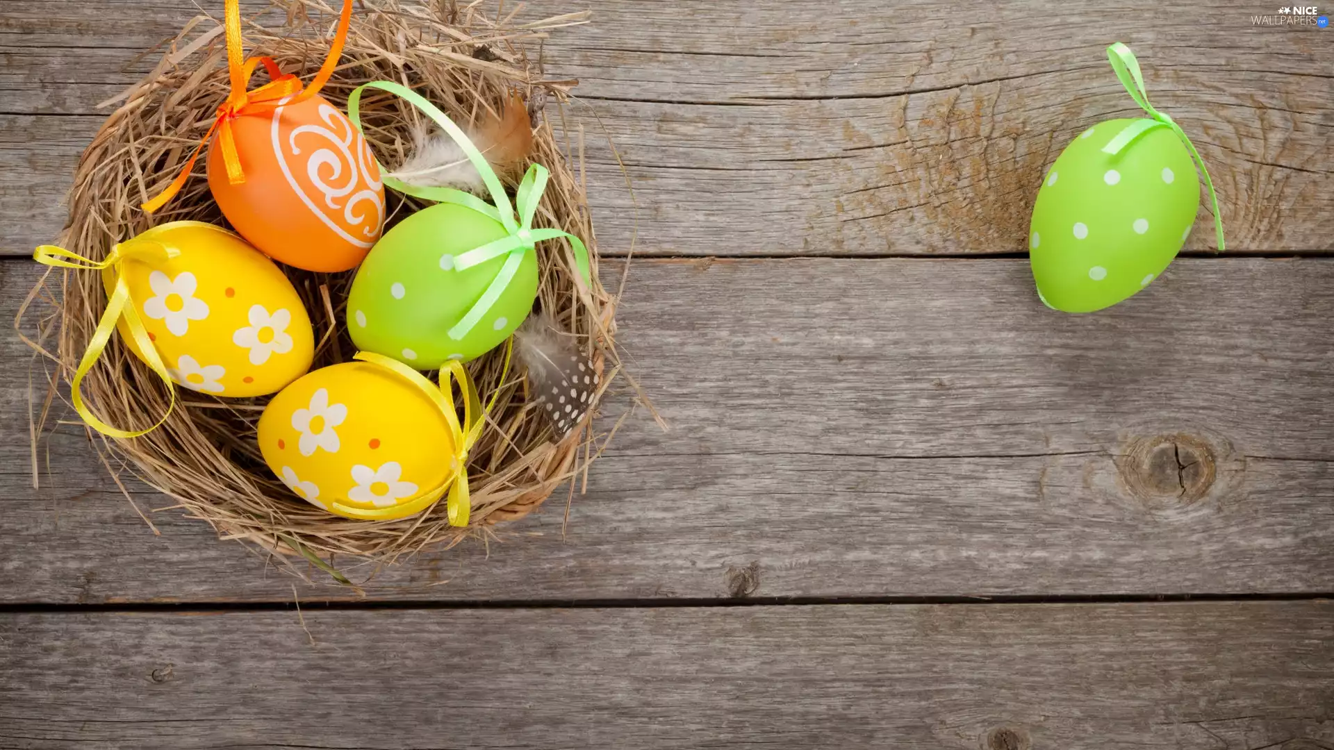 eggs, Easter, boarding, pen, pendants, nest