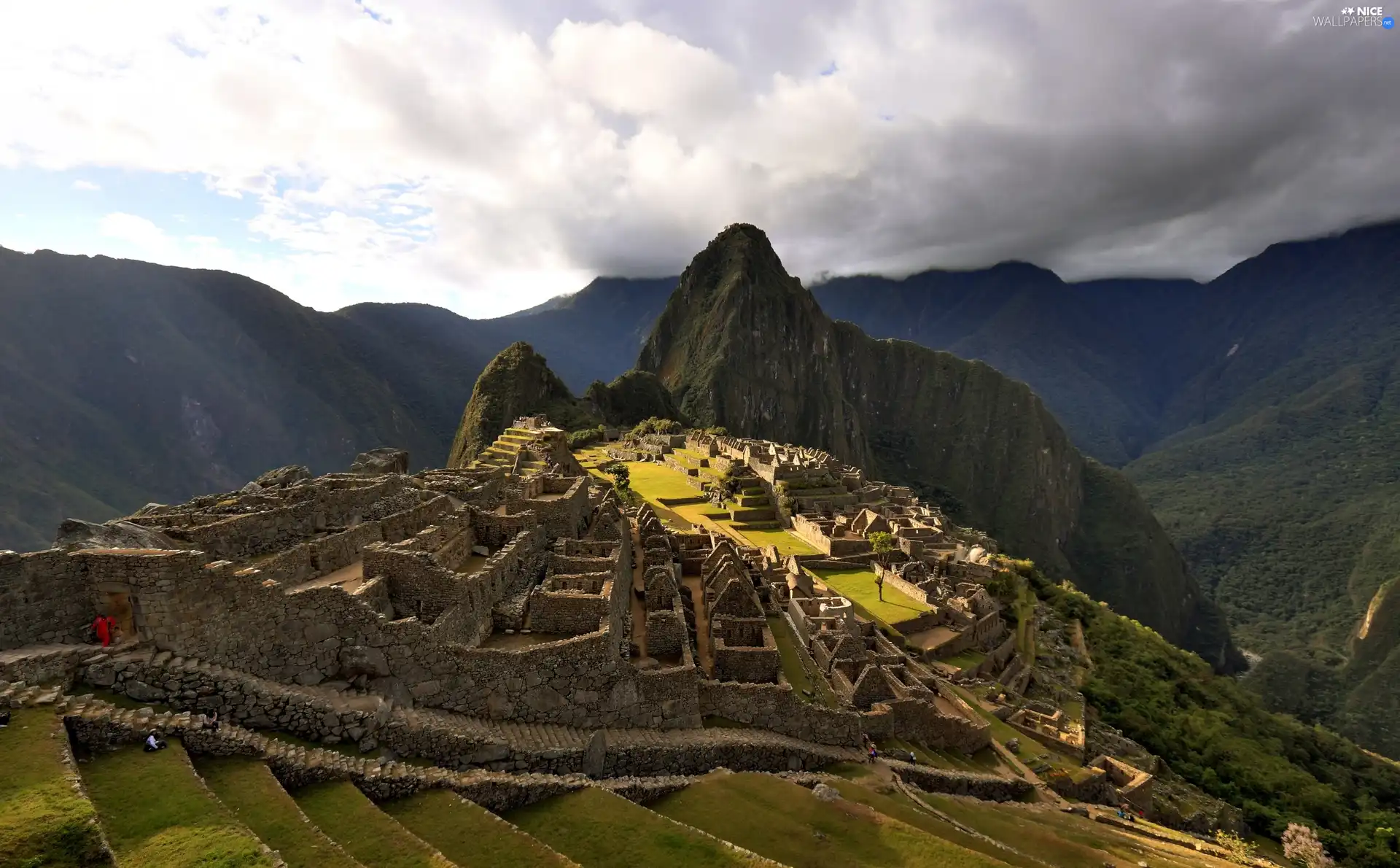 Picchu, ruins, Machu