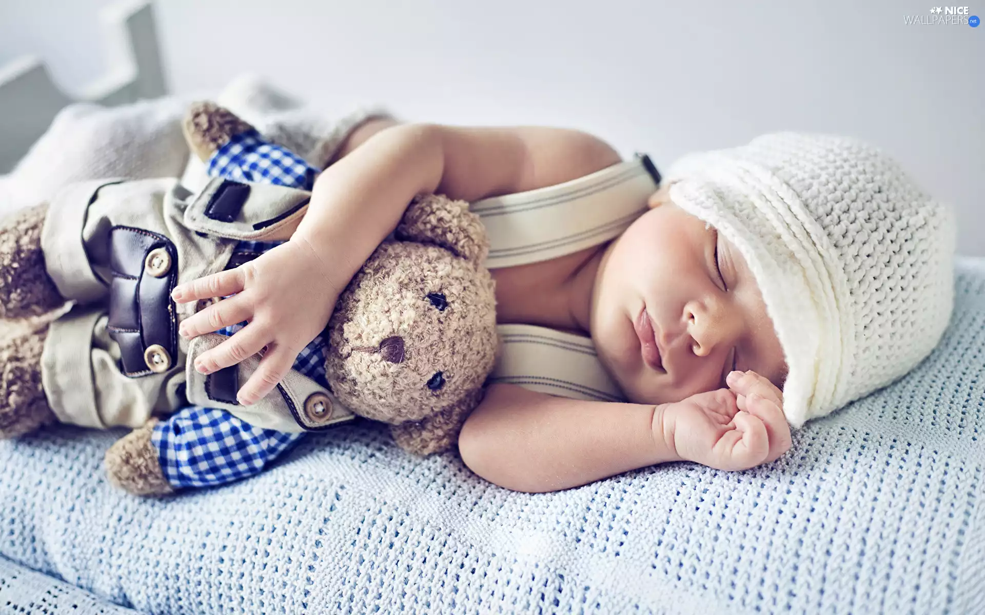 teddy bear, boy, bloomers, toy, Kid, Bonnet, Pillow