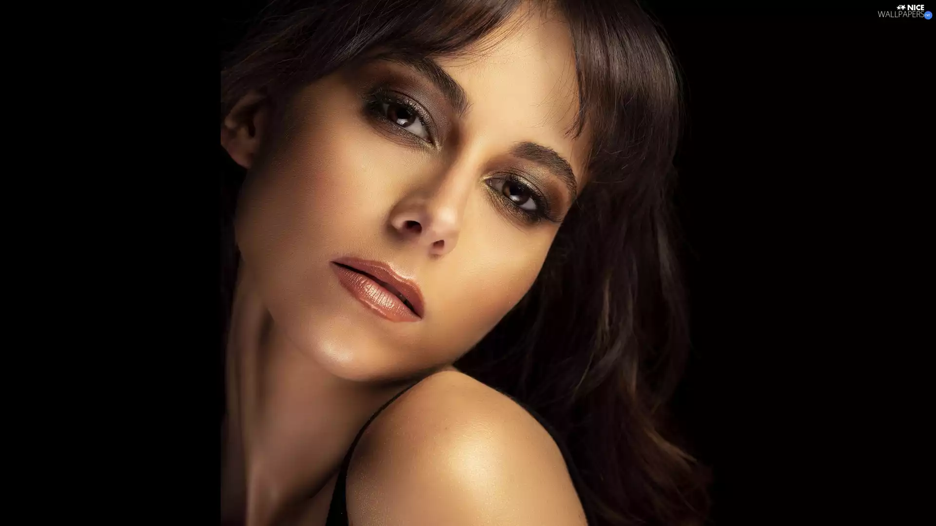 portrait, face, Women