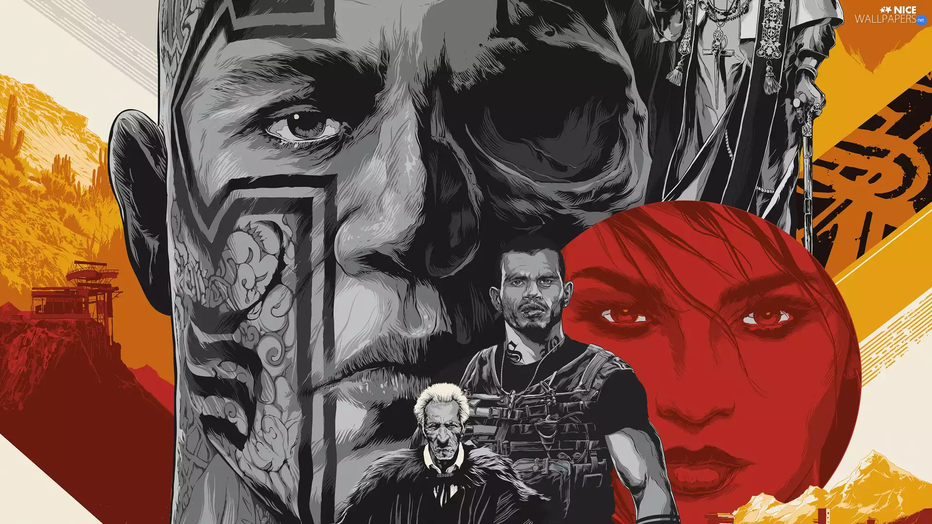 Tom Clancys Ghost Recon : Wildlands, 2D Graphics, poster