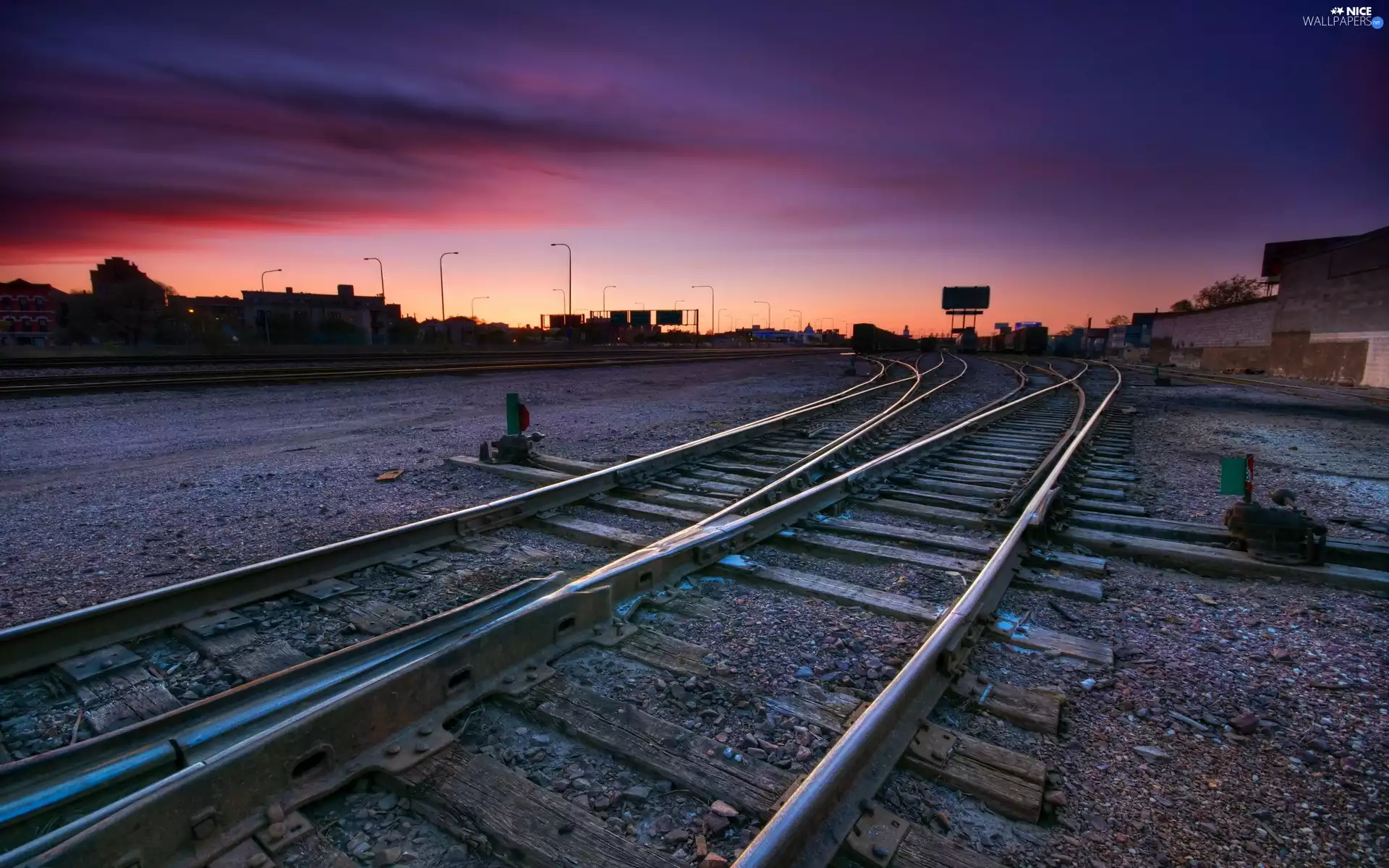 ##, switch, Night, railway