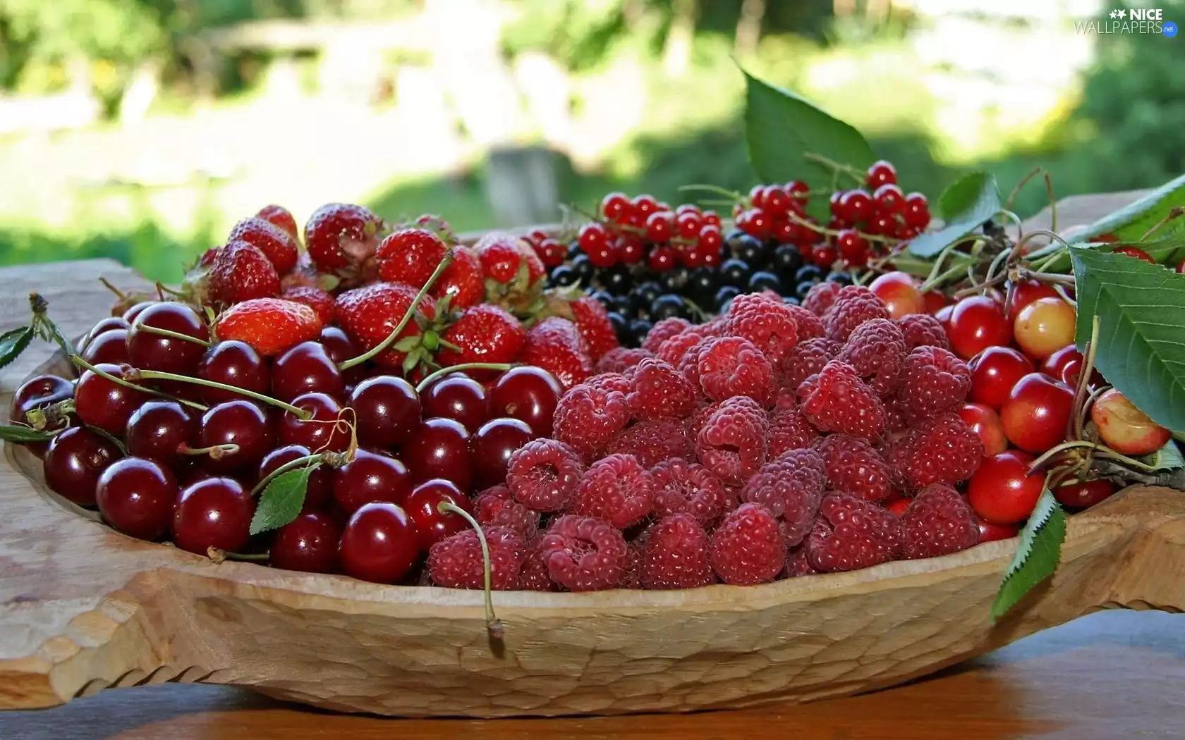 dish, fresh, Fruits, Red