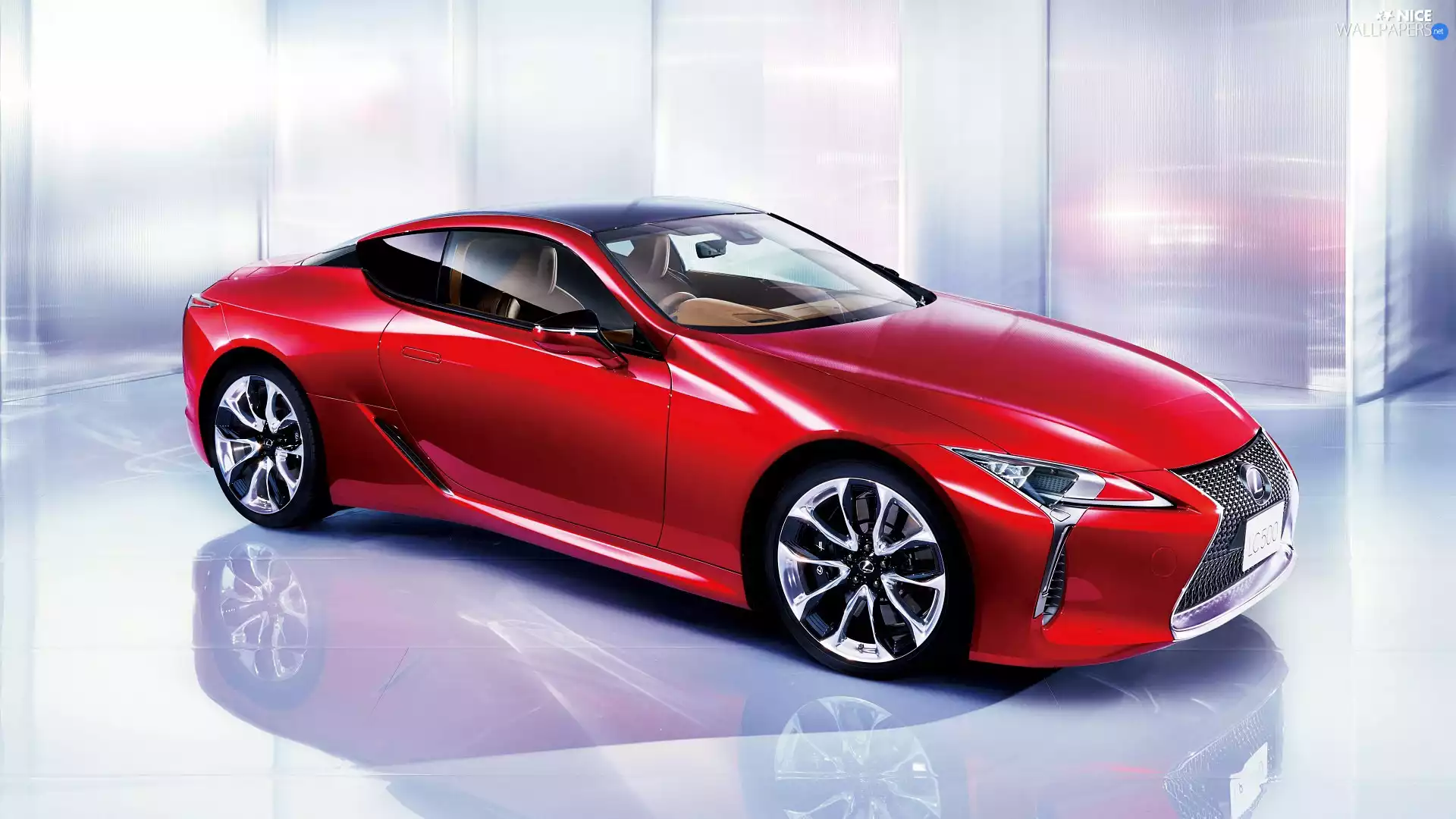 2017, Red, Lexus Lc 500