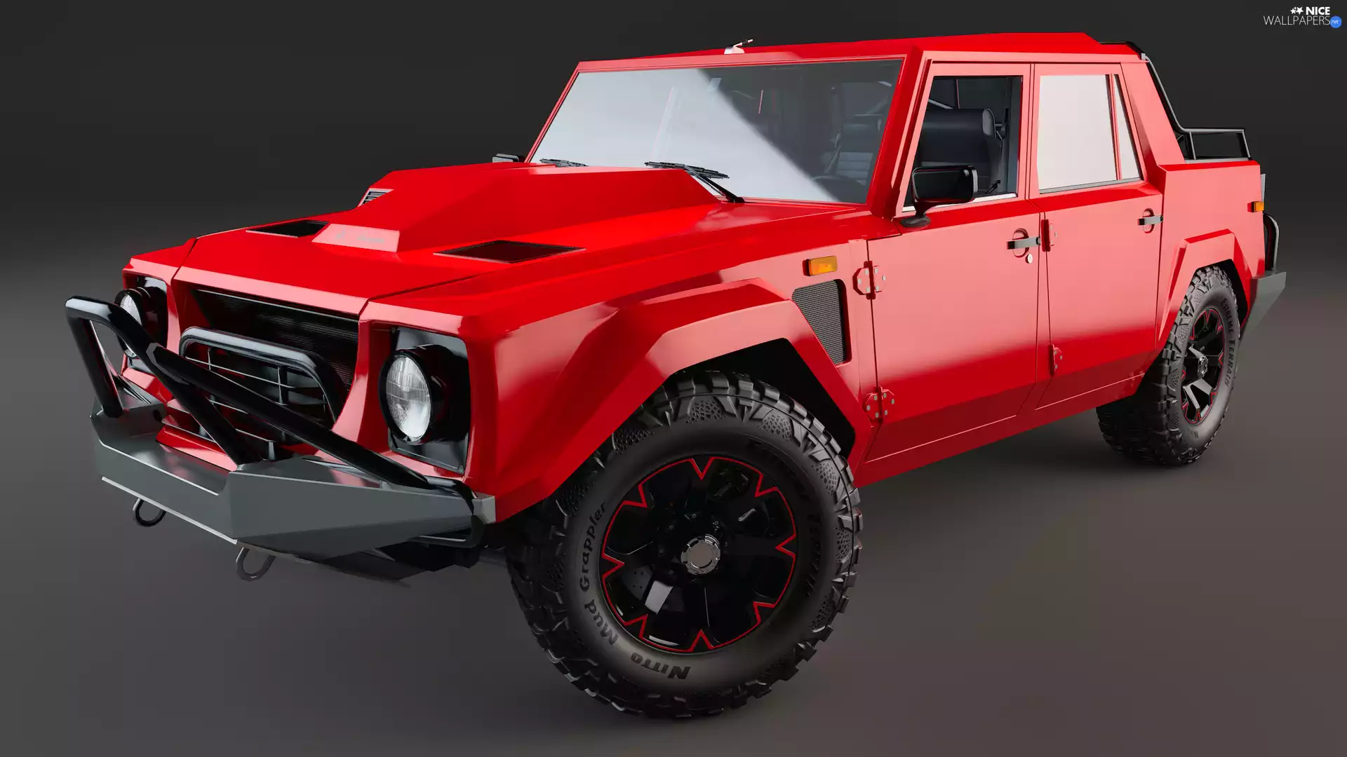 Red, Lamborghini LM002