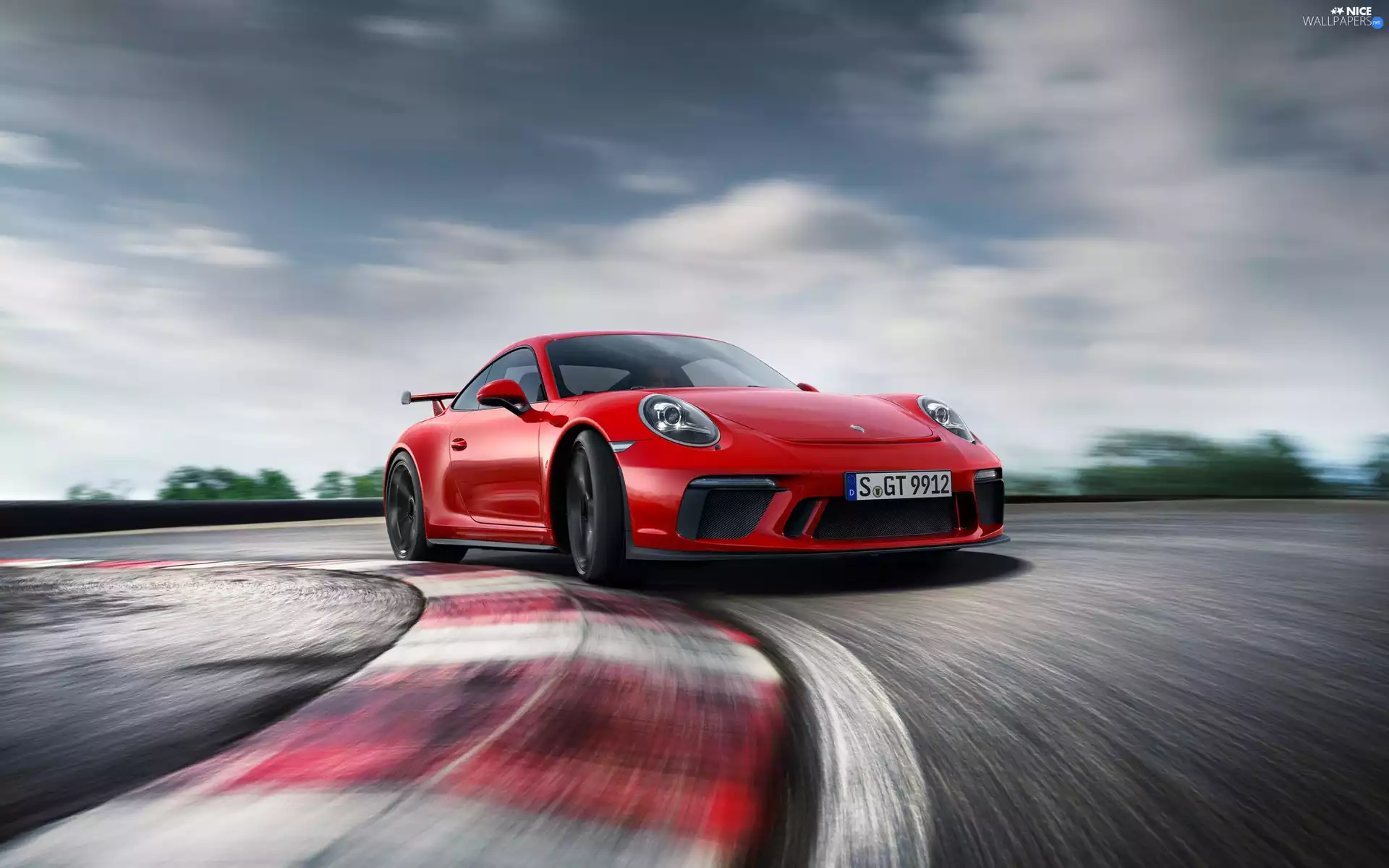 2018, Red, Porsche 911 GT3