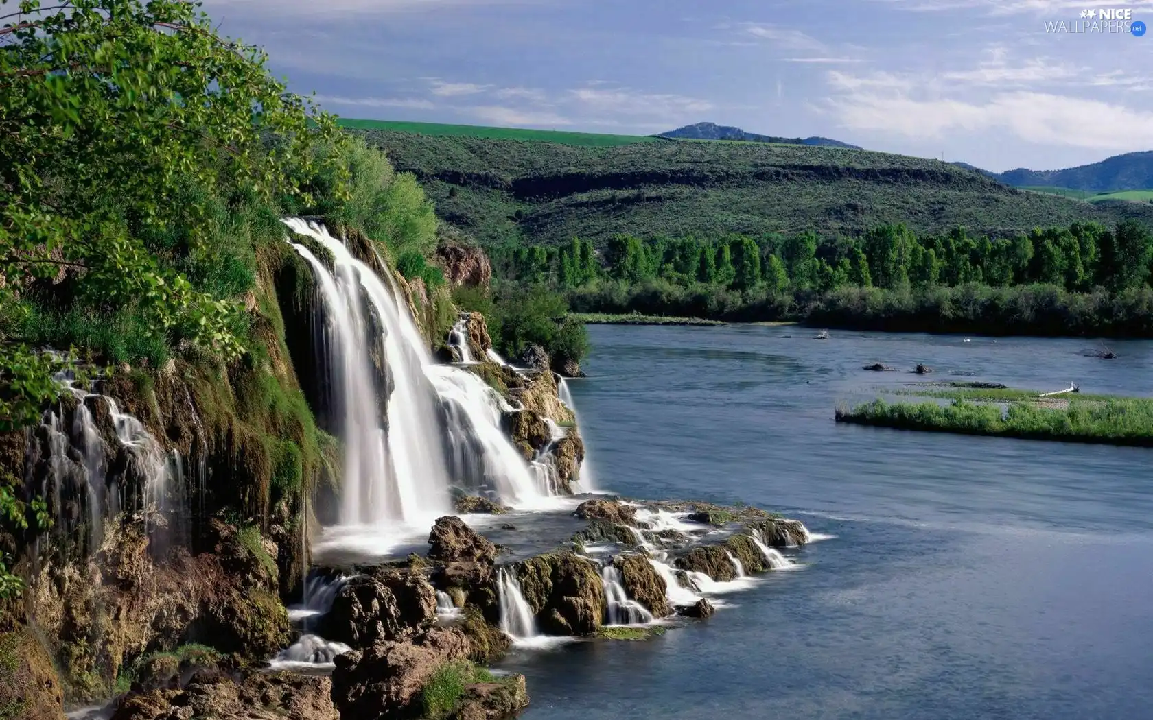 The Hills, waterfall, River