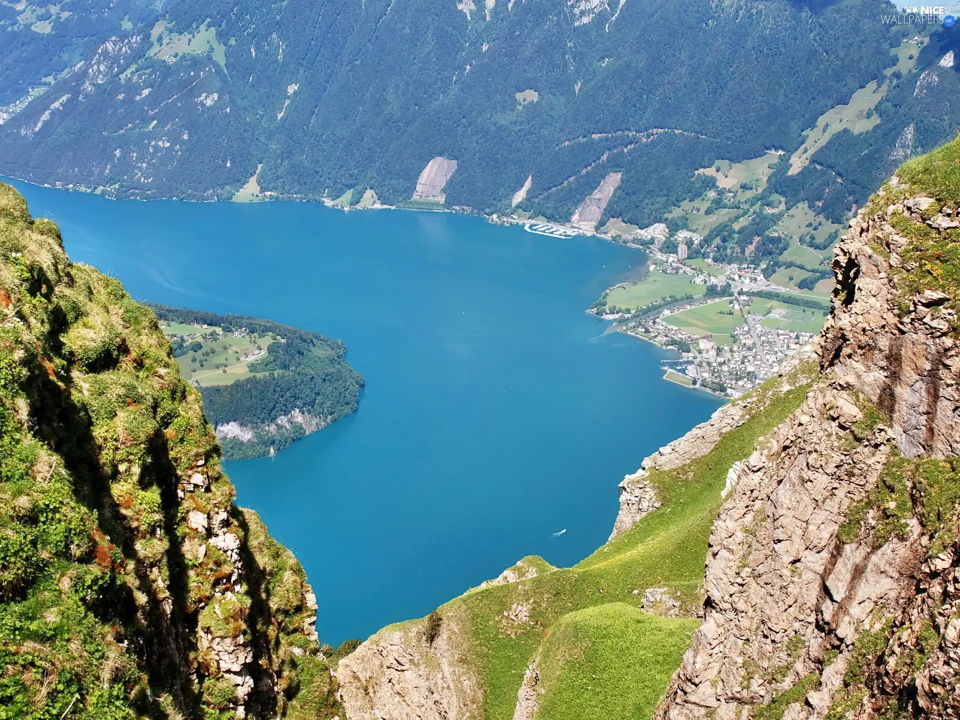 Mountains, River