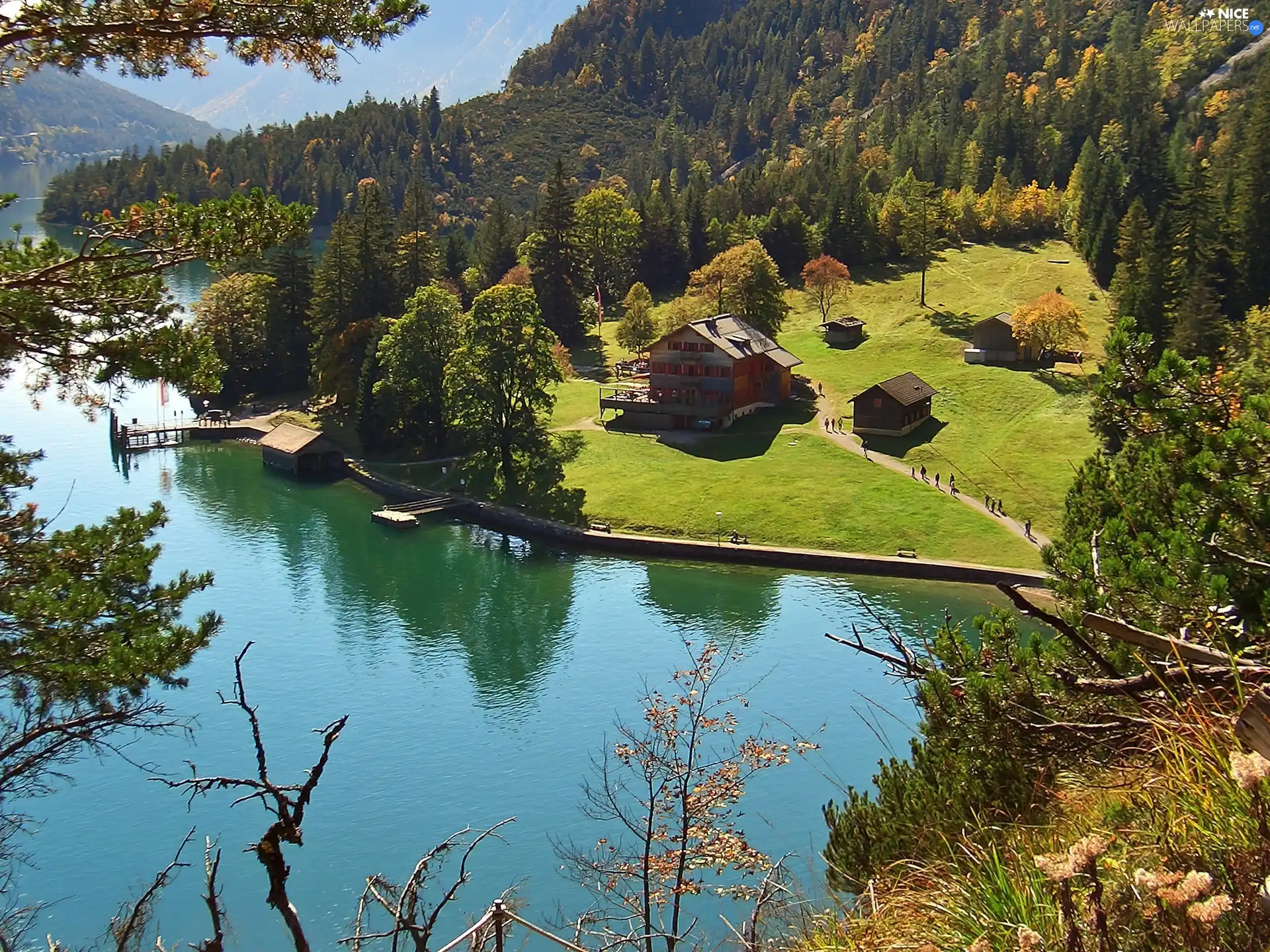 River, Mountains, Valley