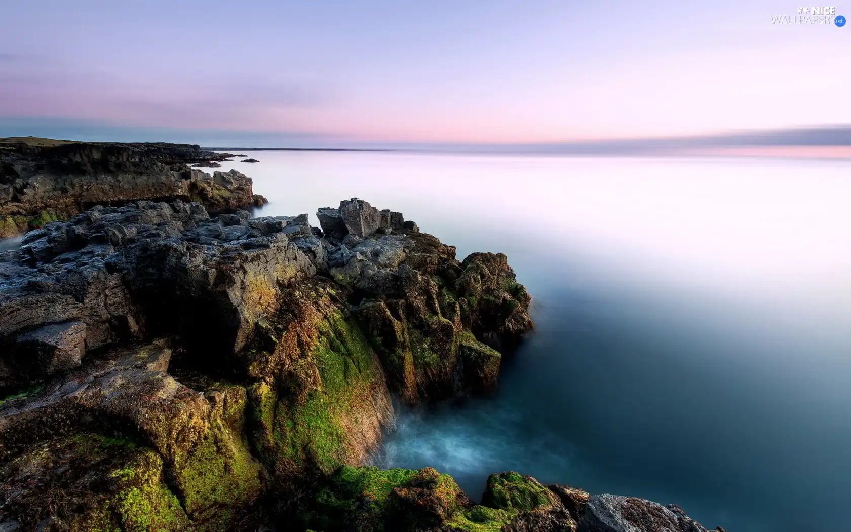 rocks, sea, Coast