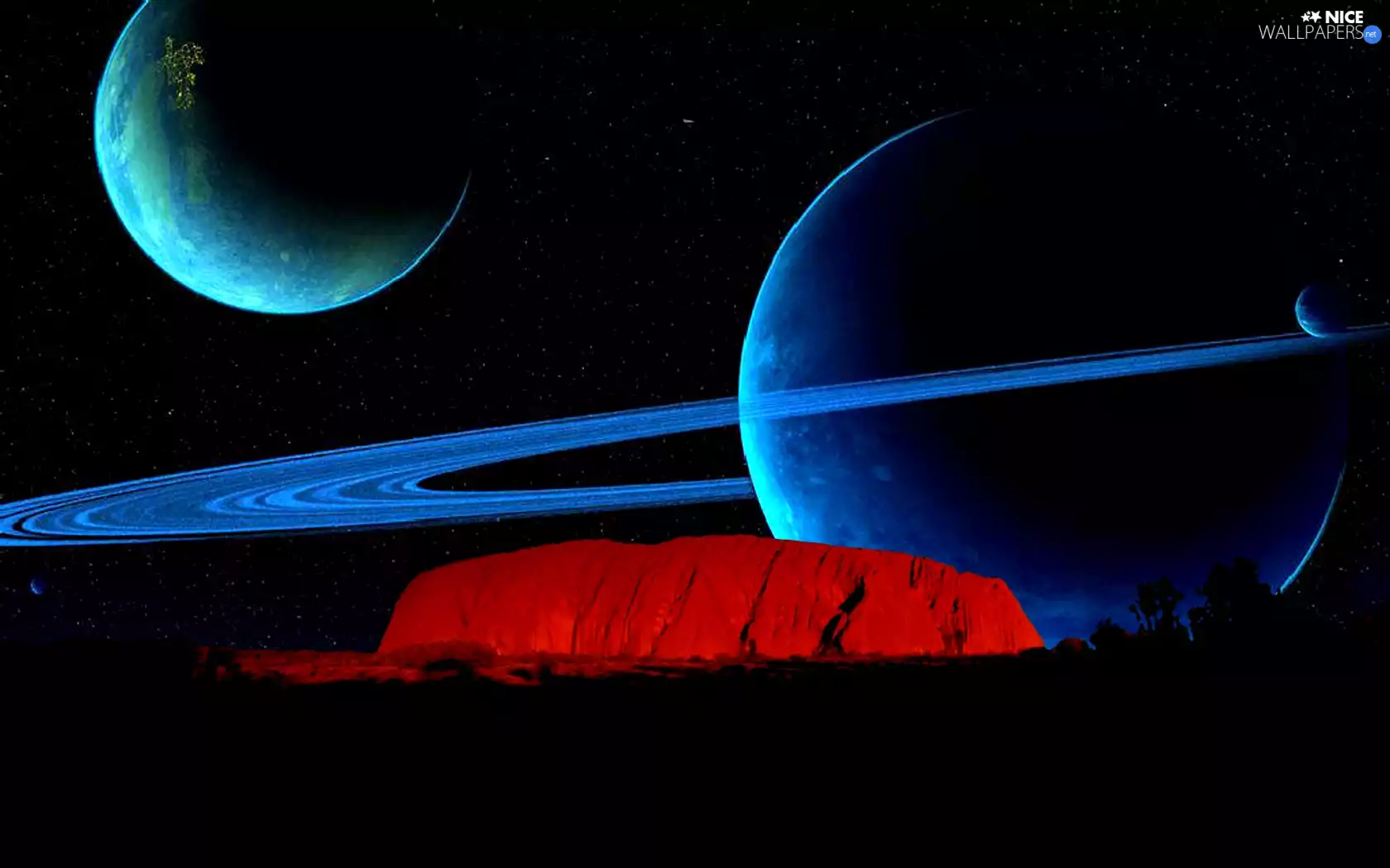 Rocks, Planets, Night