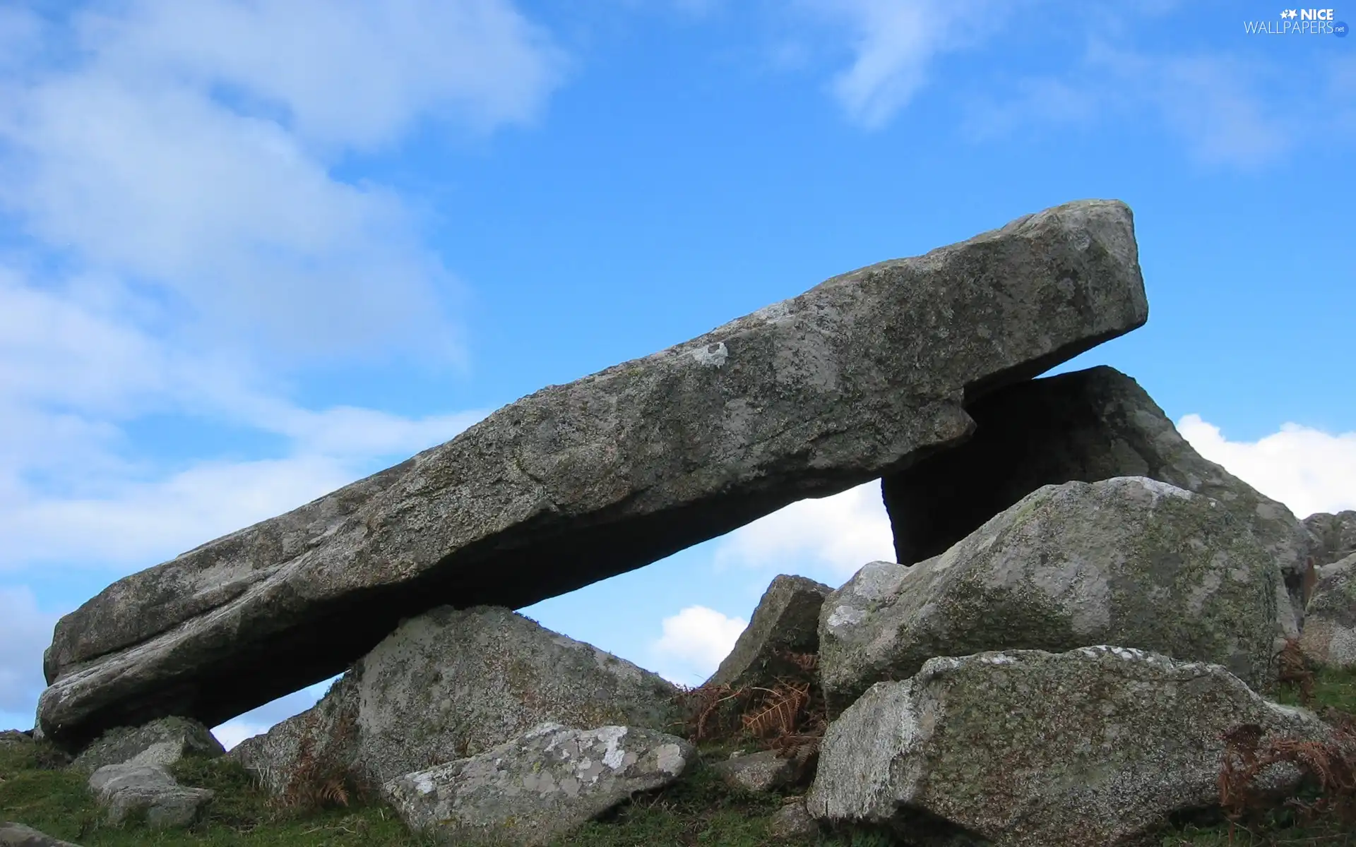 ruins, Dolmen Carreg, Britain, wales, great