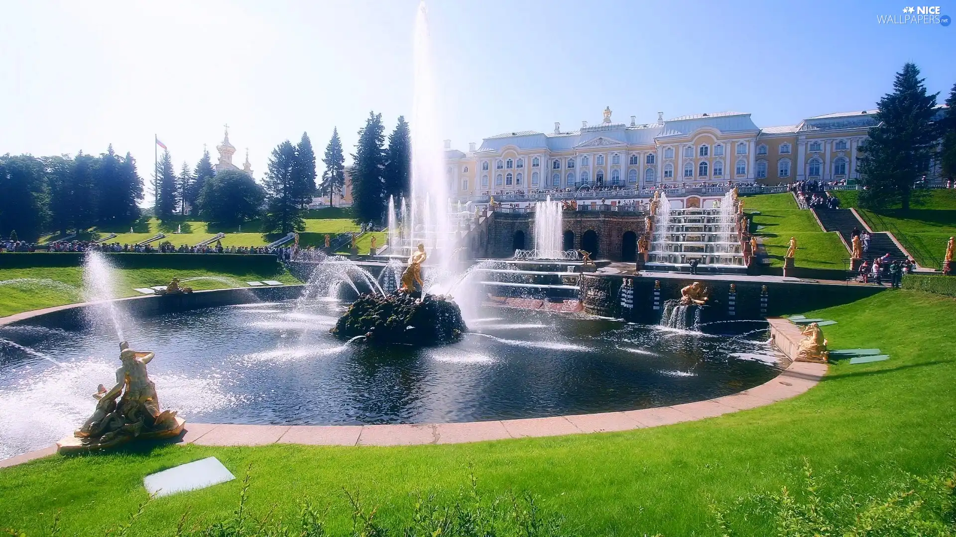 Russia, palace, fountain