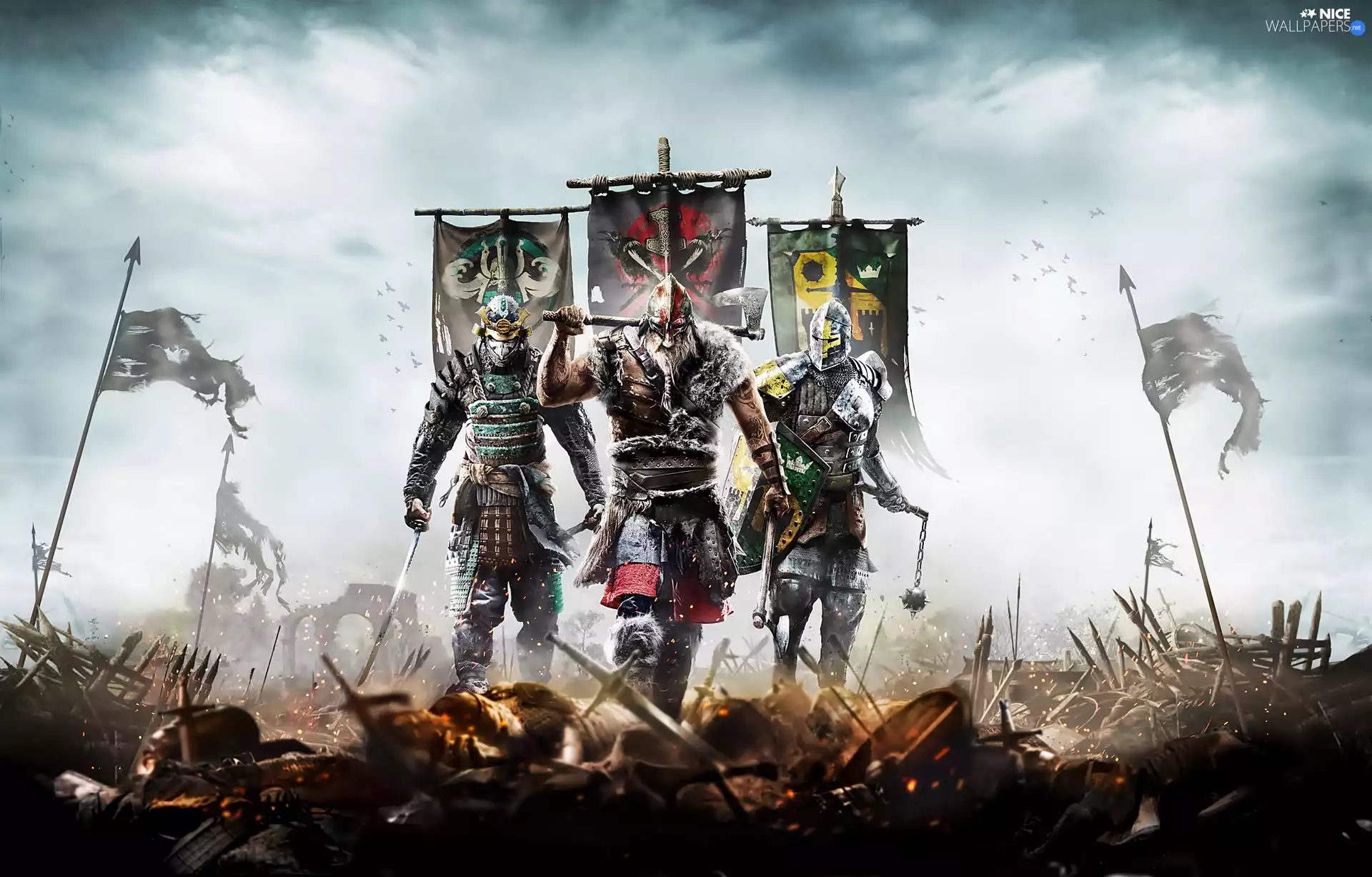 Viking, Knight, game, samurai, For Honor