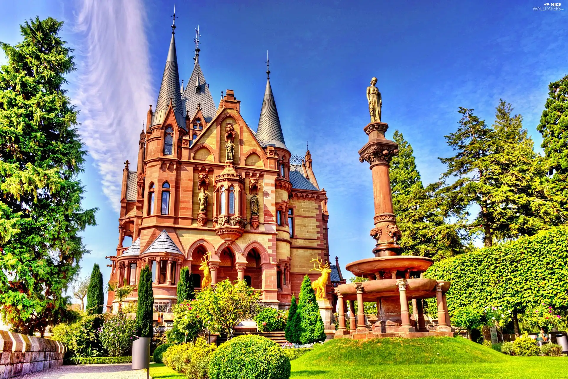 Germany, Castle, Schloss Drachenburg