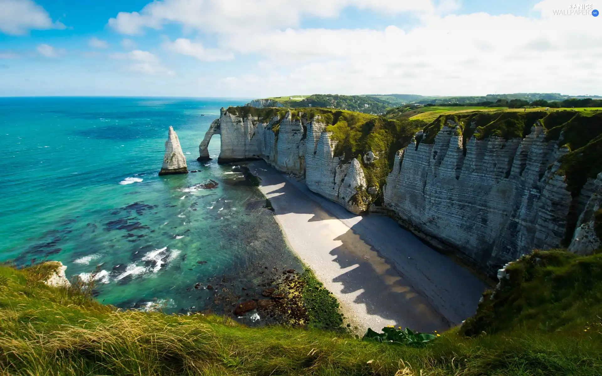 sea, Cliffs, Beaches