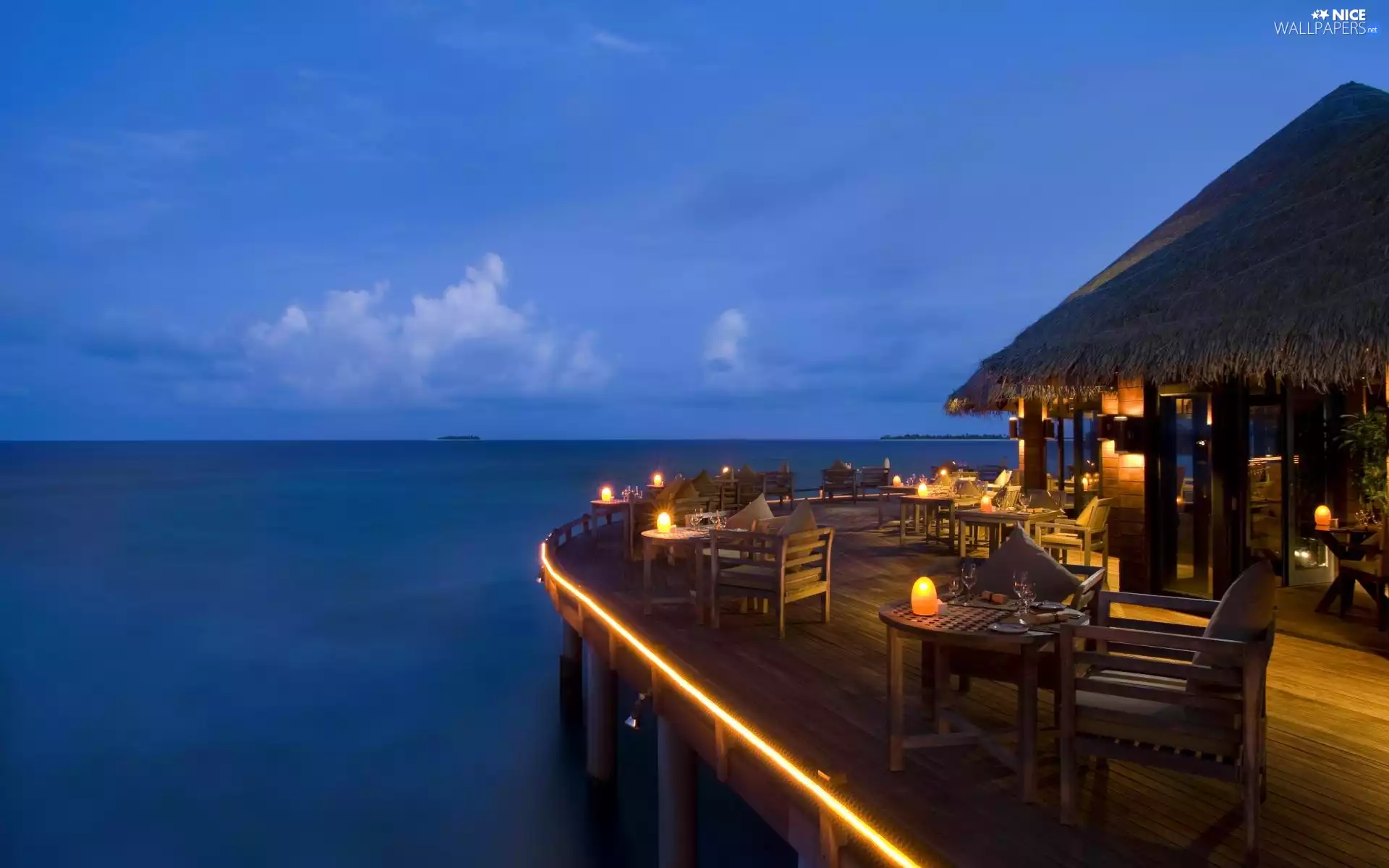 Bora Bora, Restaurant, sea