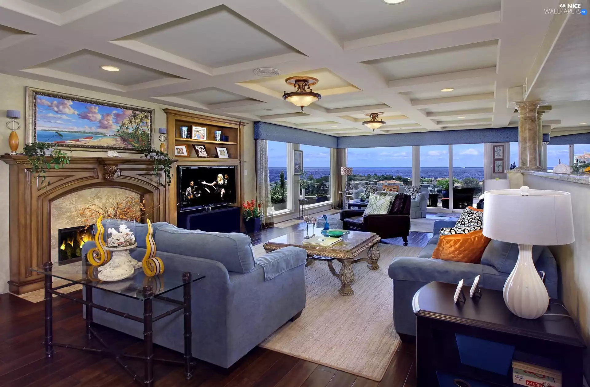 Window, sea, furniture, scenic, saloon