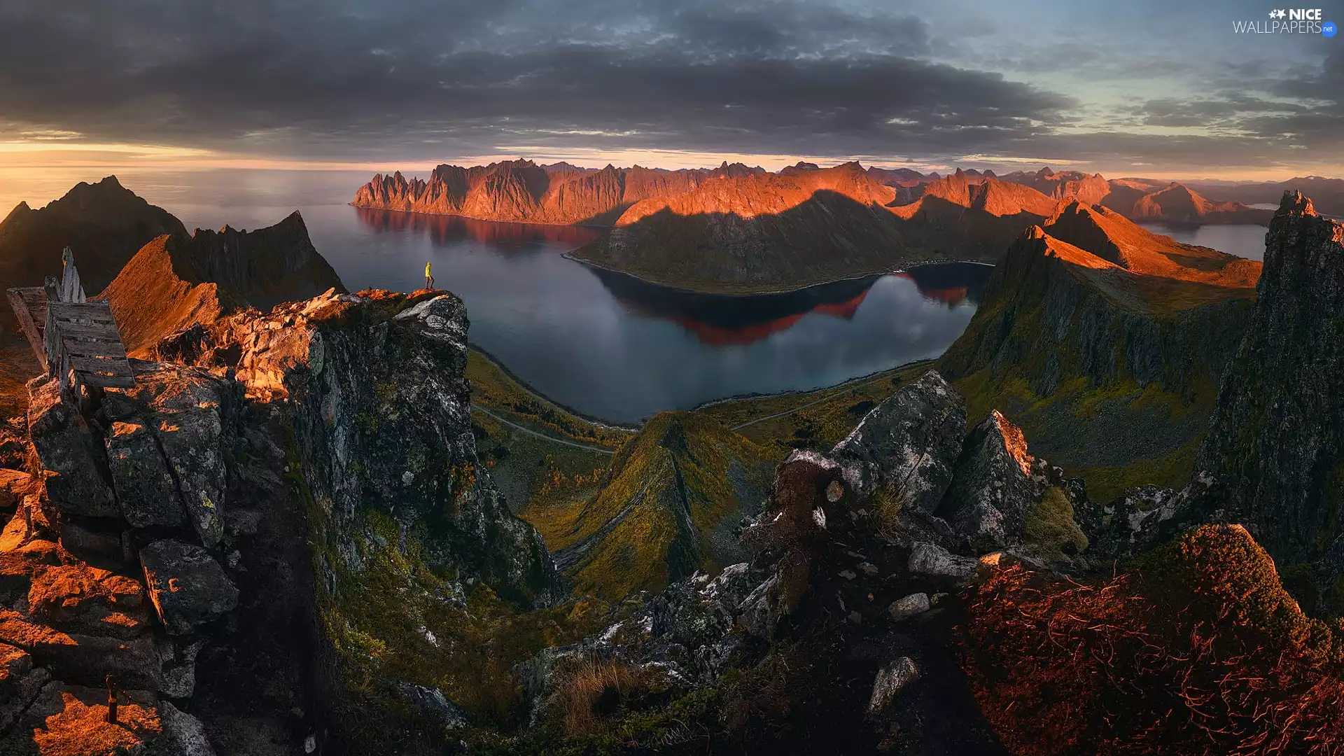 Lofoten, Norway, Norwegian Sea, rocks, Mountains