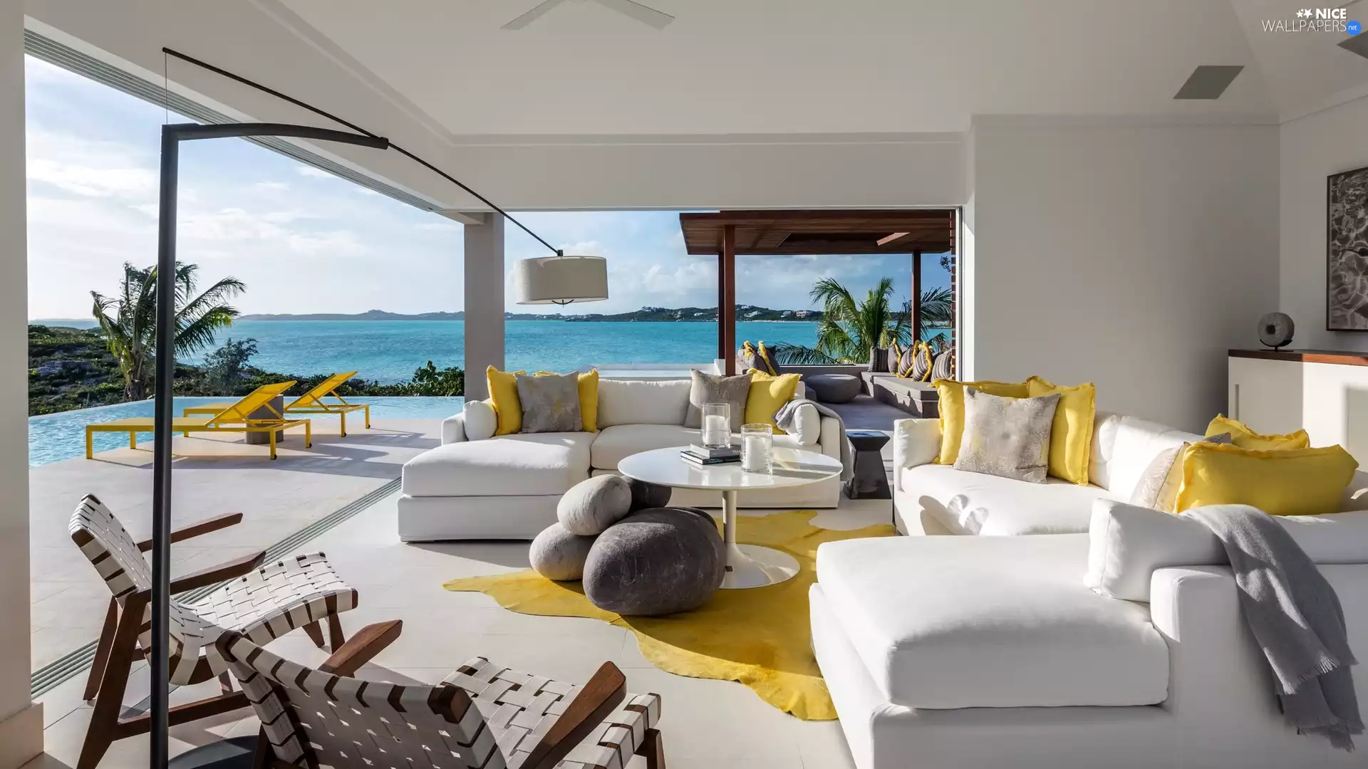 deck chair, terrace, View, Pool, Room, furniture, sea