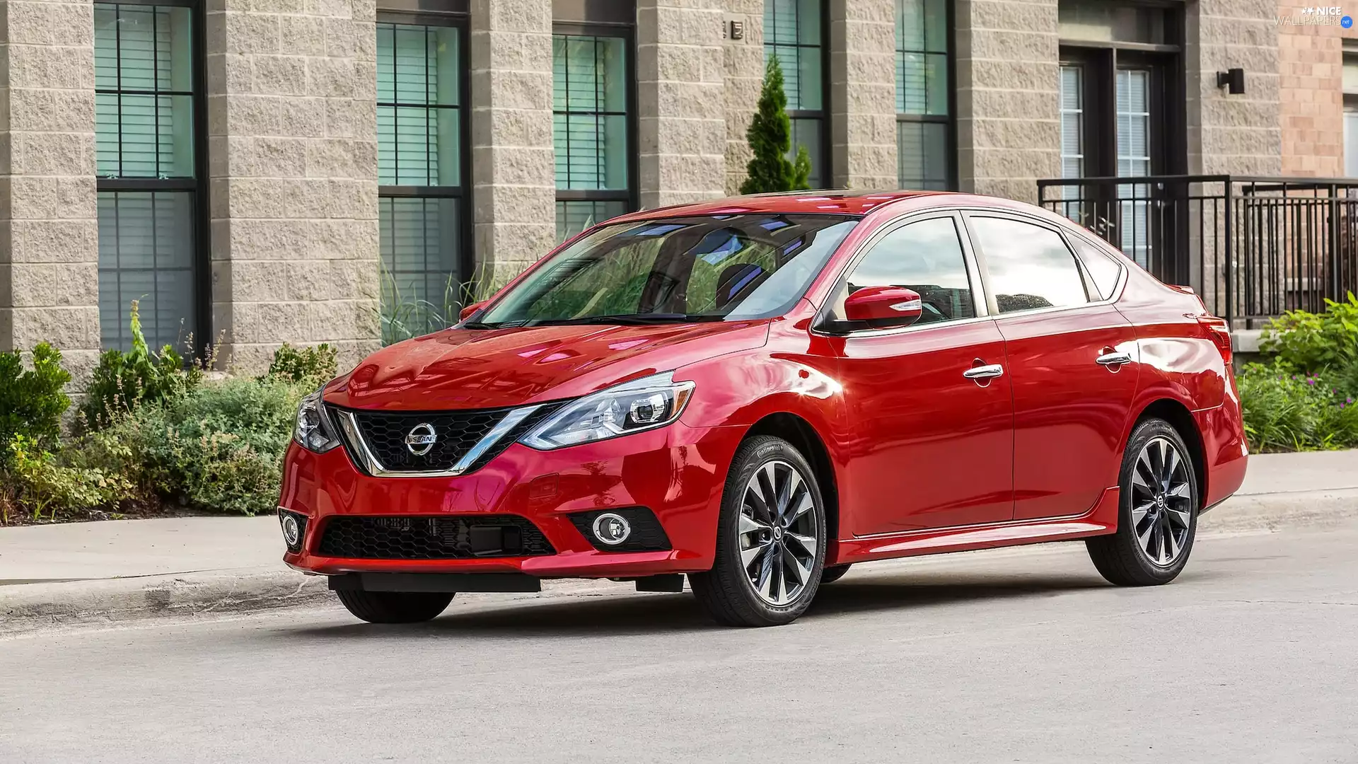 House, Red, Nissan Sentra
