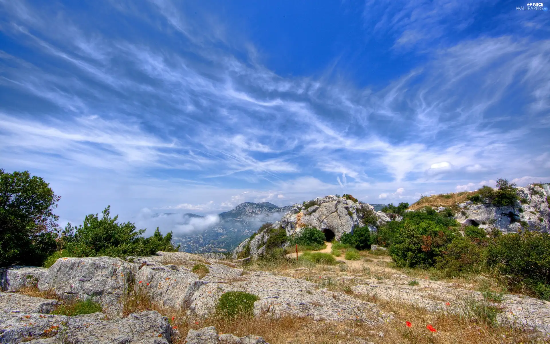 Mountains, Sky