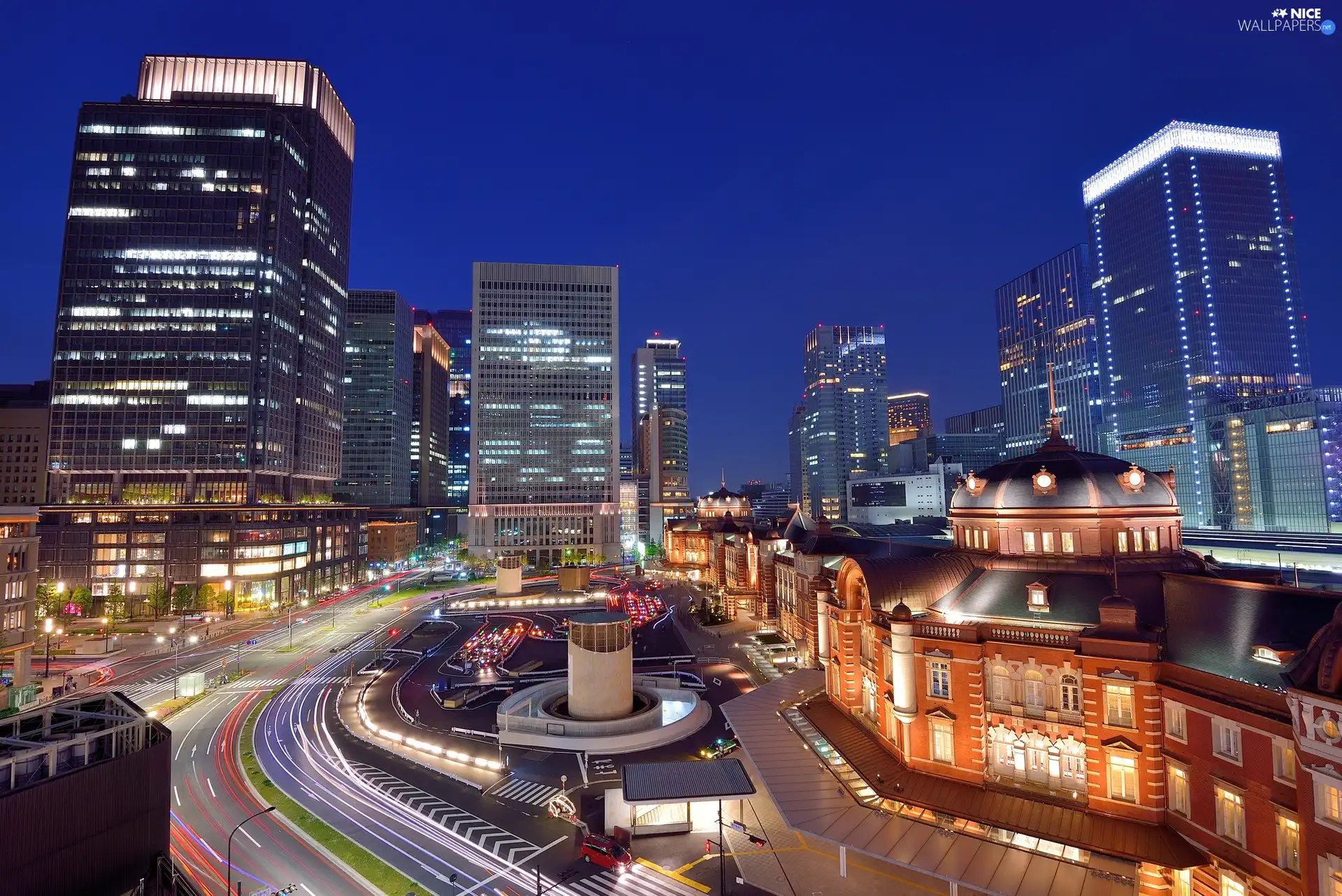 skyscrapers, Street, Japan, Town, Tokio