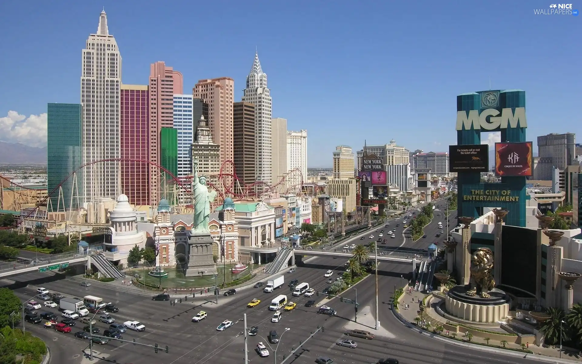 skyscrapers, panorama, town