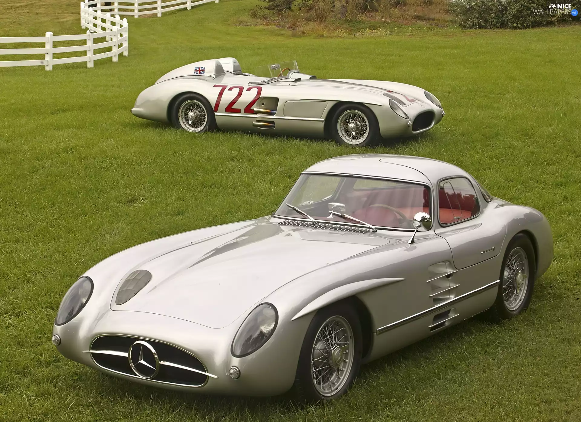 vintage, Mercedes 300 SLR