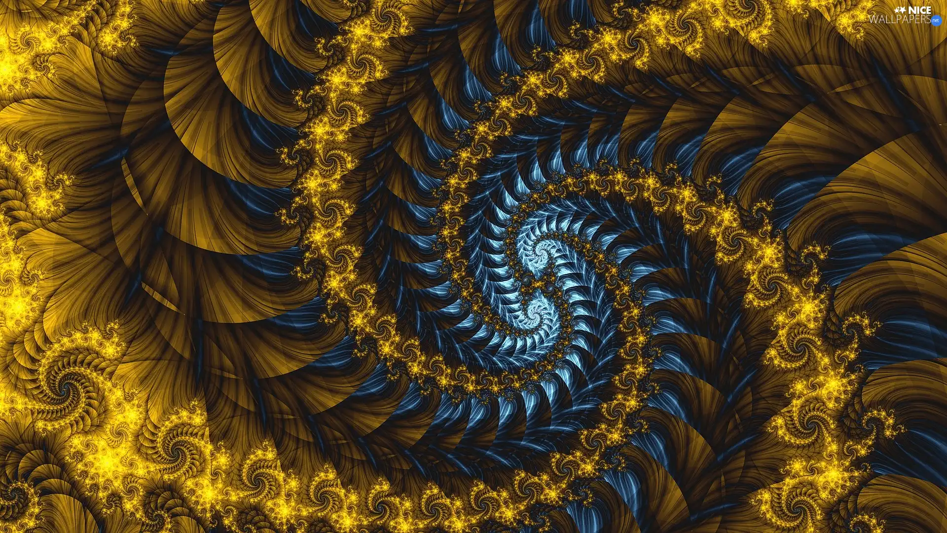 spirals, graphics, Fraktal