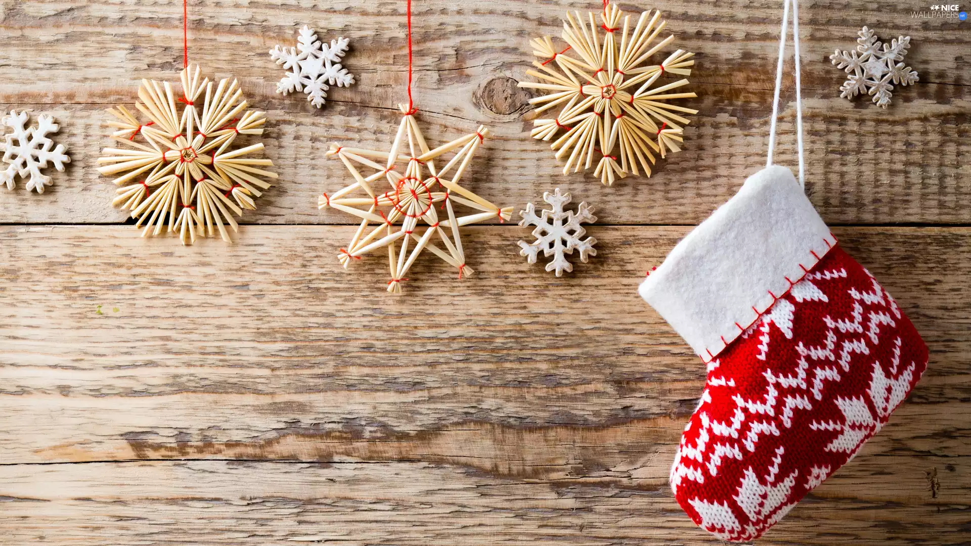 decorative, composition, sock, Stars, pendants, Christmas