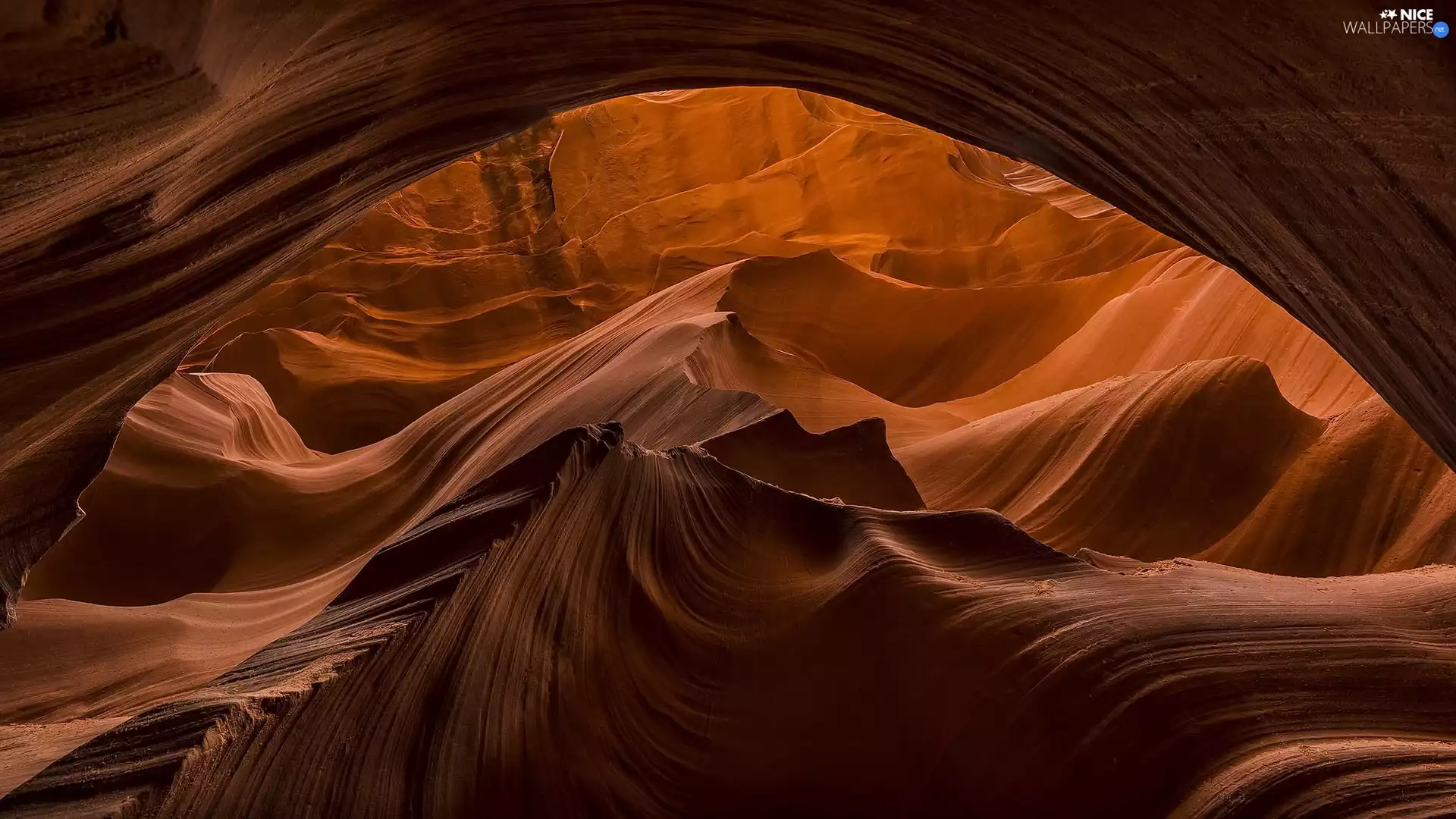 State of Arizona, The United States, rocks, Antelope Canyon, cave
