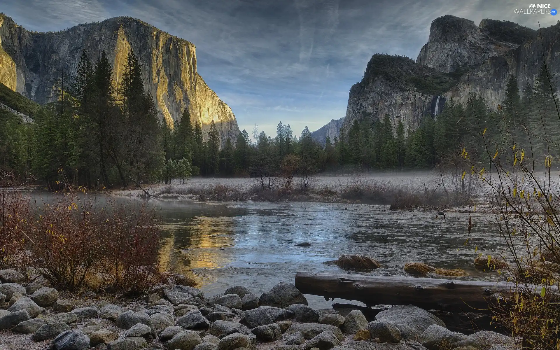 Stones, Mountains, River