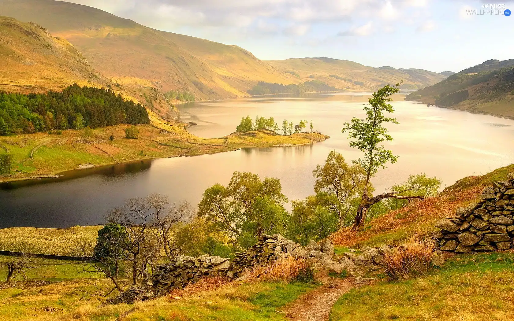 Stones, Mountains, River