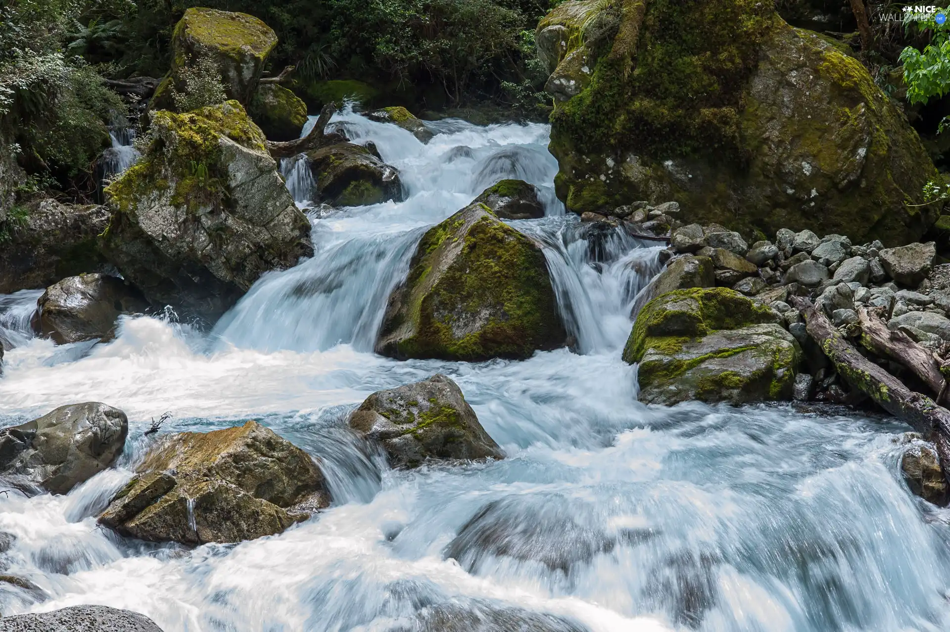 Stones, tear, River