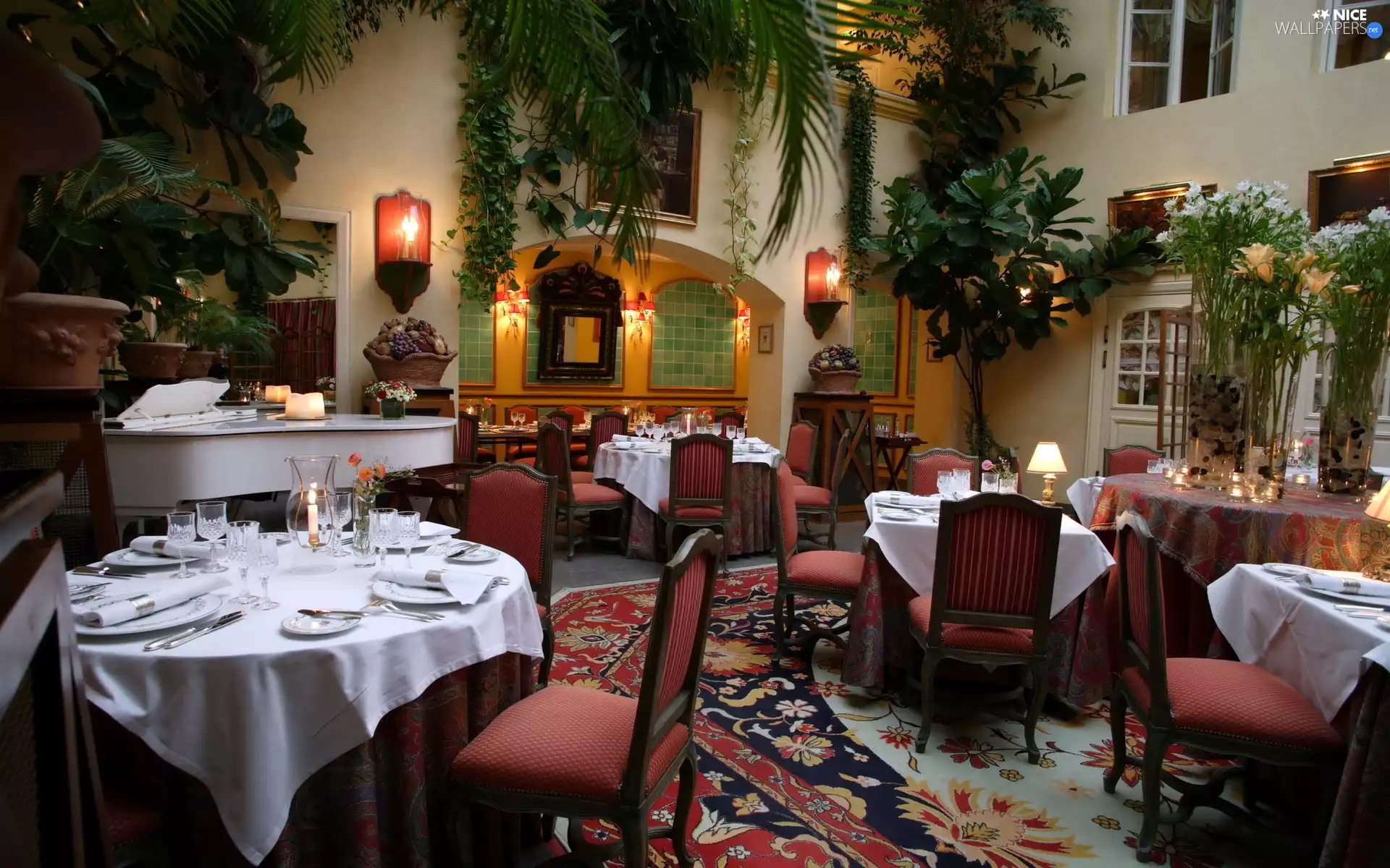 Stool, Restaurant, tables