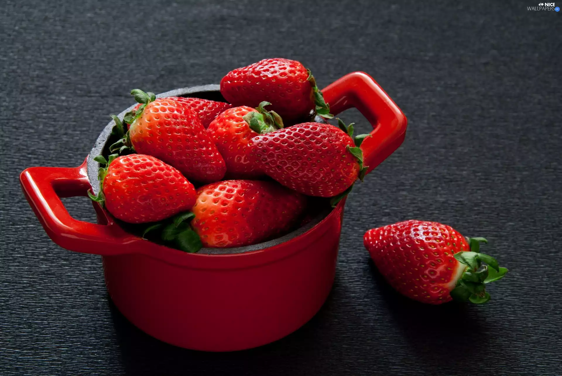 strawberries, bowl