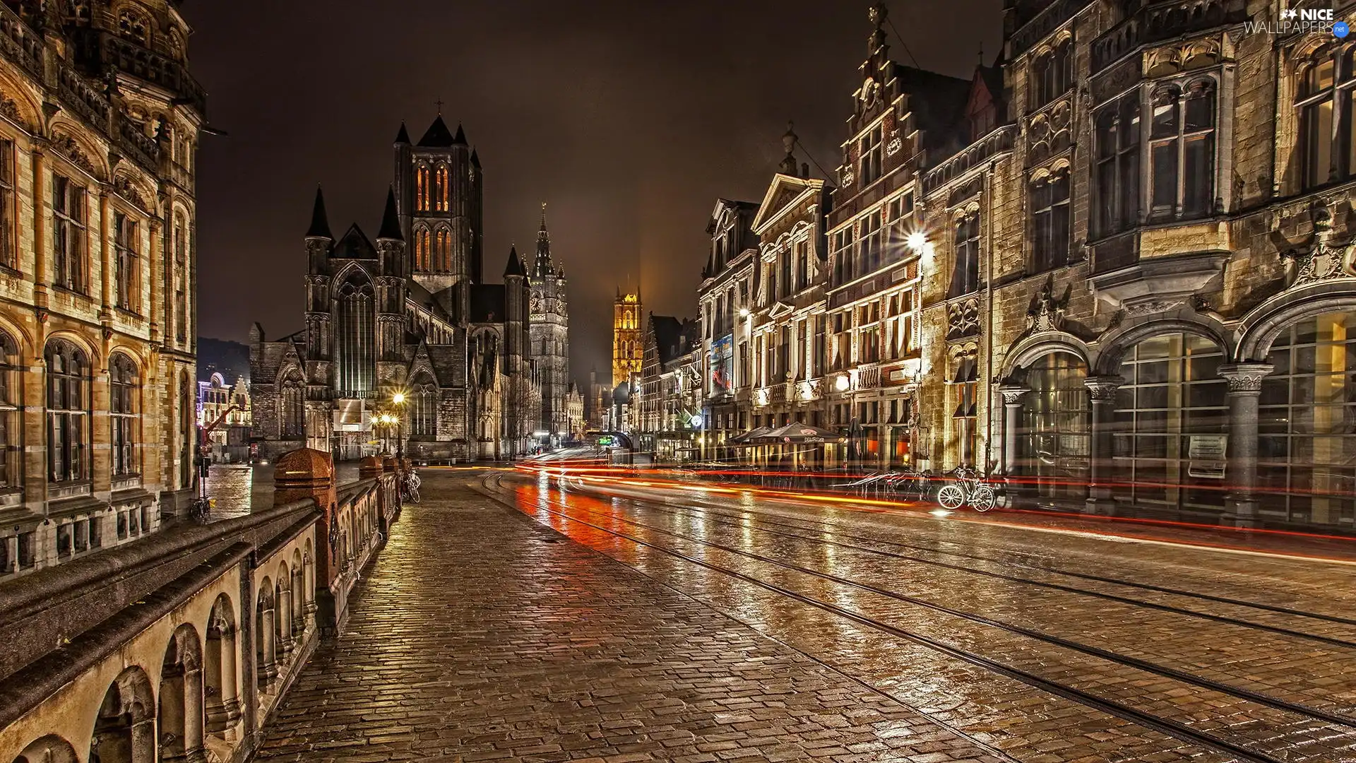 St. Petersburg, chair, Street, Night