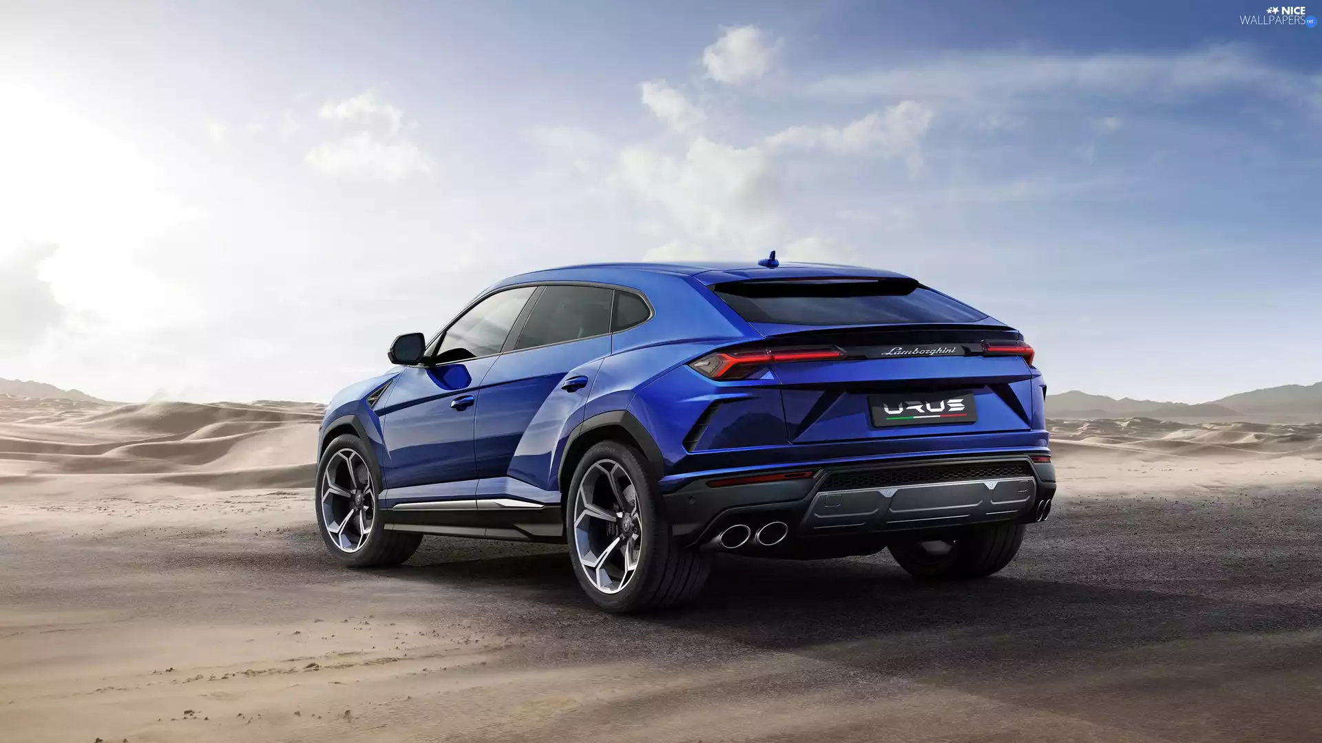 Blue, SUV, 2018, Lamborghini Urus