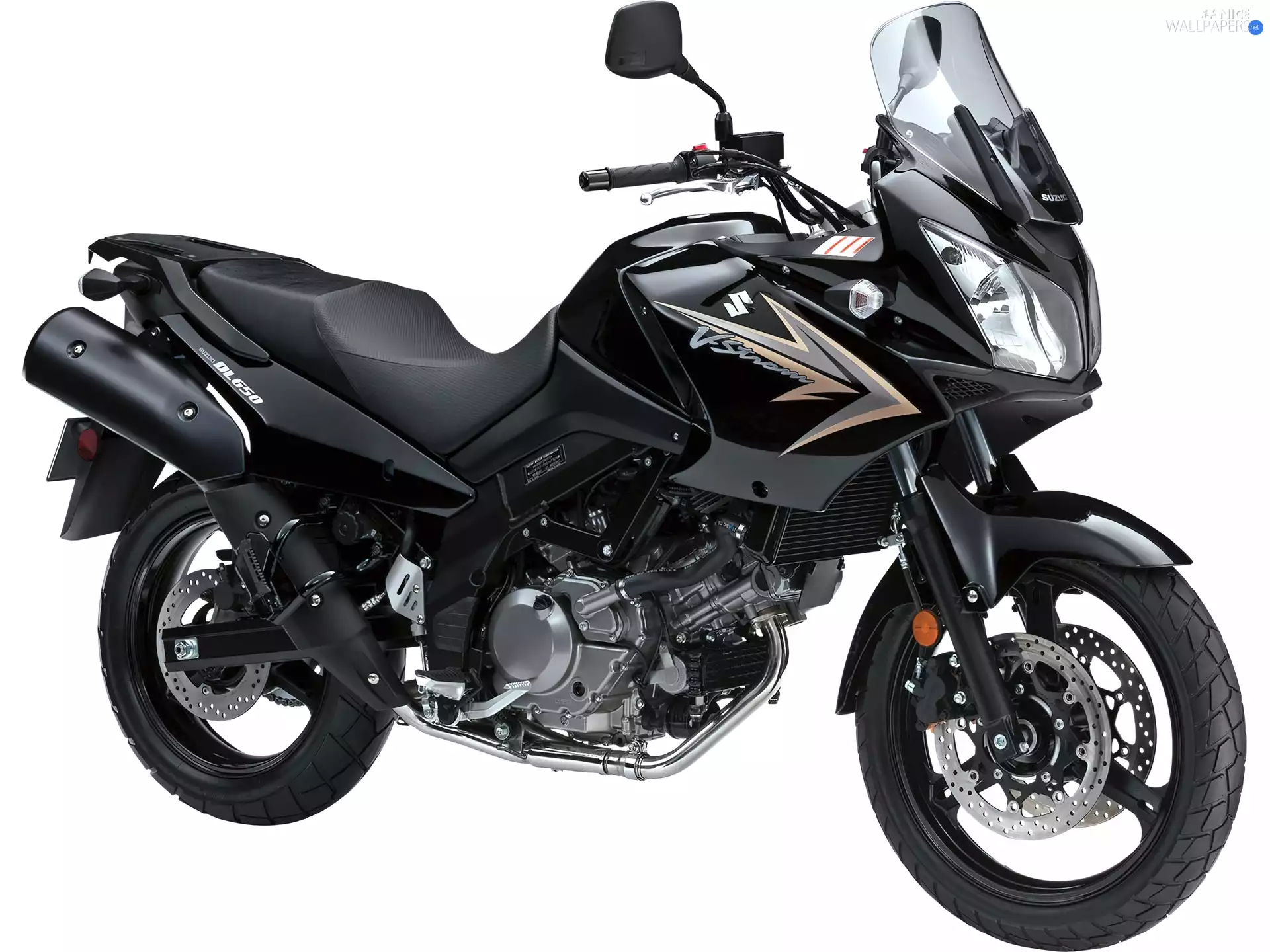 Black, Suzuki DL650 V-Strom